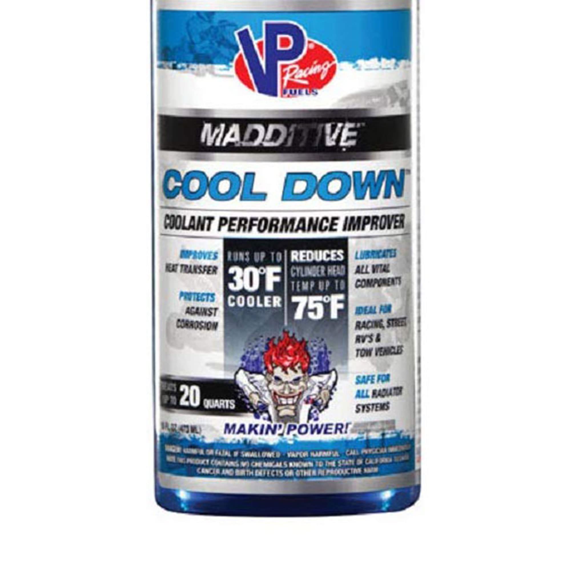 VP Racing Fuels 2085 Cool Down Coolant - Performance Improver, 16 oz, Plastic, 1 Pack