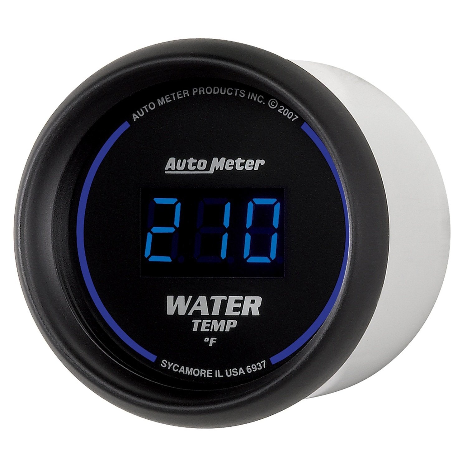 Auto Meter 6937 Cobalt Digital Water Temperature Gauge, 2 1/16''