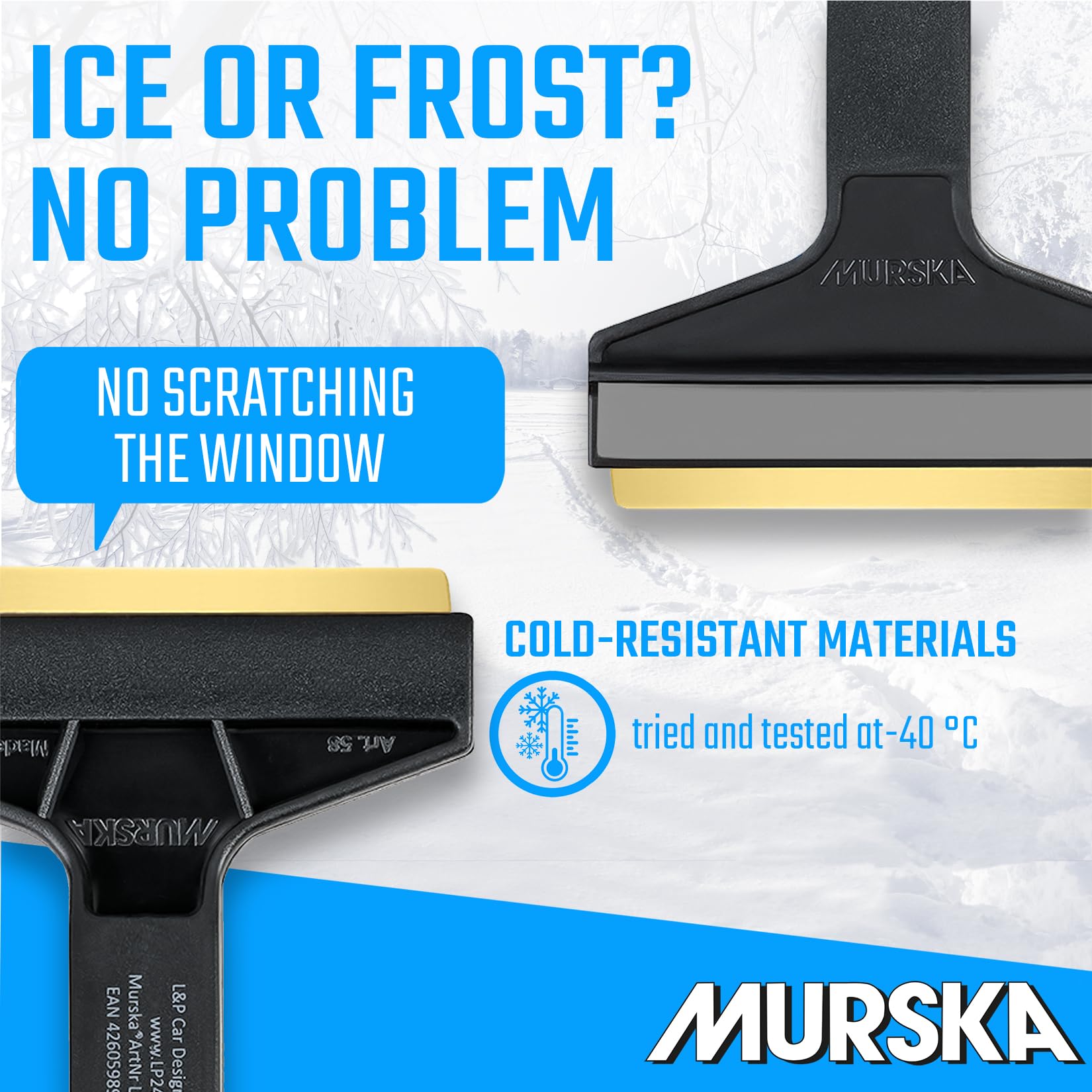 Car Ice Scraper Long Handle Ice Scraper Brass Blade 2 Pack 14,5 Inch Ice Scraper For Car Snow Scraper Ice Scrapers For Car Winds