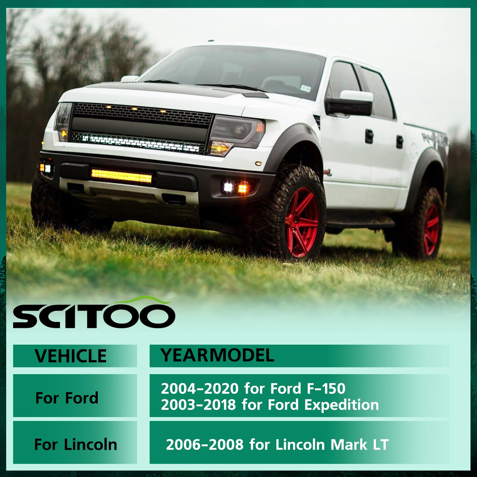 SCITOO Leveling Lift Kit 2 inch Lifts for F-150 Front Strut Spacer Suspension Lift Kit Lift Spacers 2'' Compatible fits for 2004