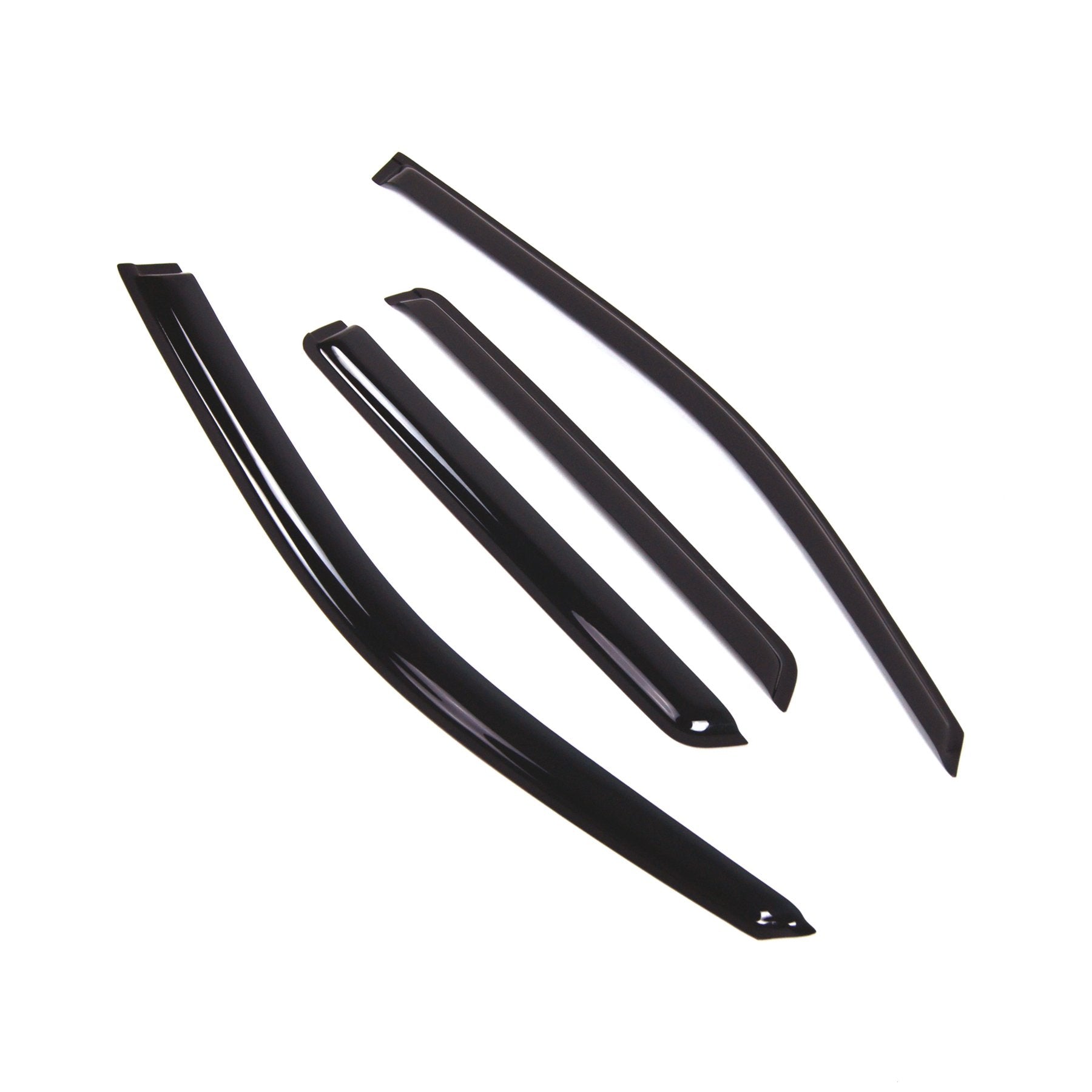 Tuningpros Outside Mount Window Vent Visors Rain Guards Compatible With Buick Rainier 2004-2007 | Side Window Wind Deflectors Ra