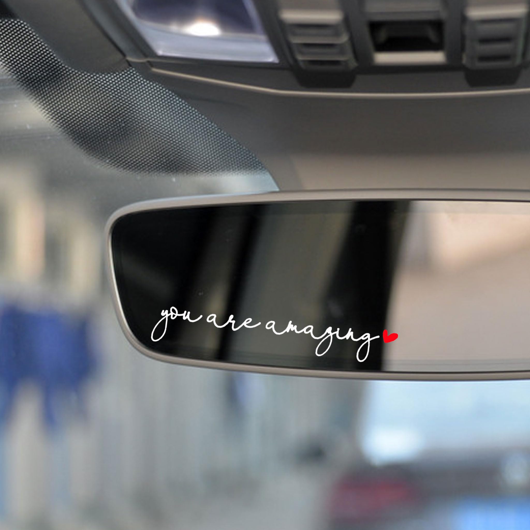 You Are Amazing Vinyl Sticker Mirror Decor Car Decal For Women Affirmation Reminder Sticker For Her New Car Decor Water Bottle D