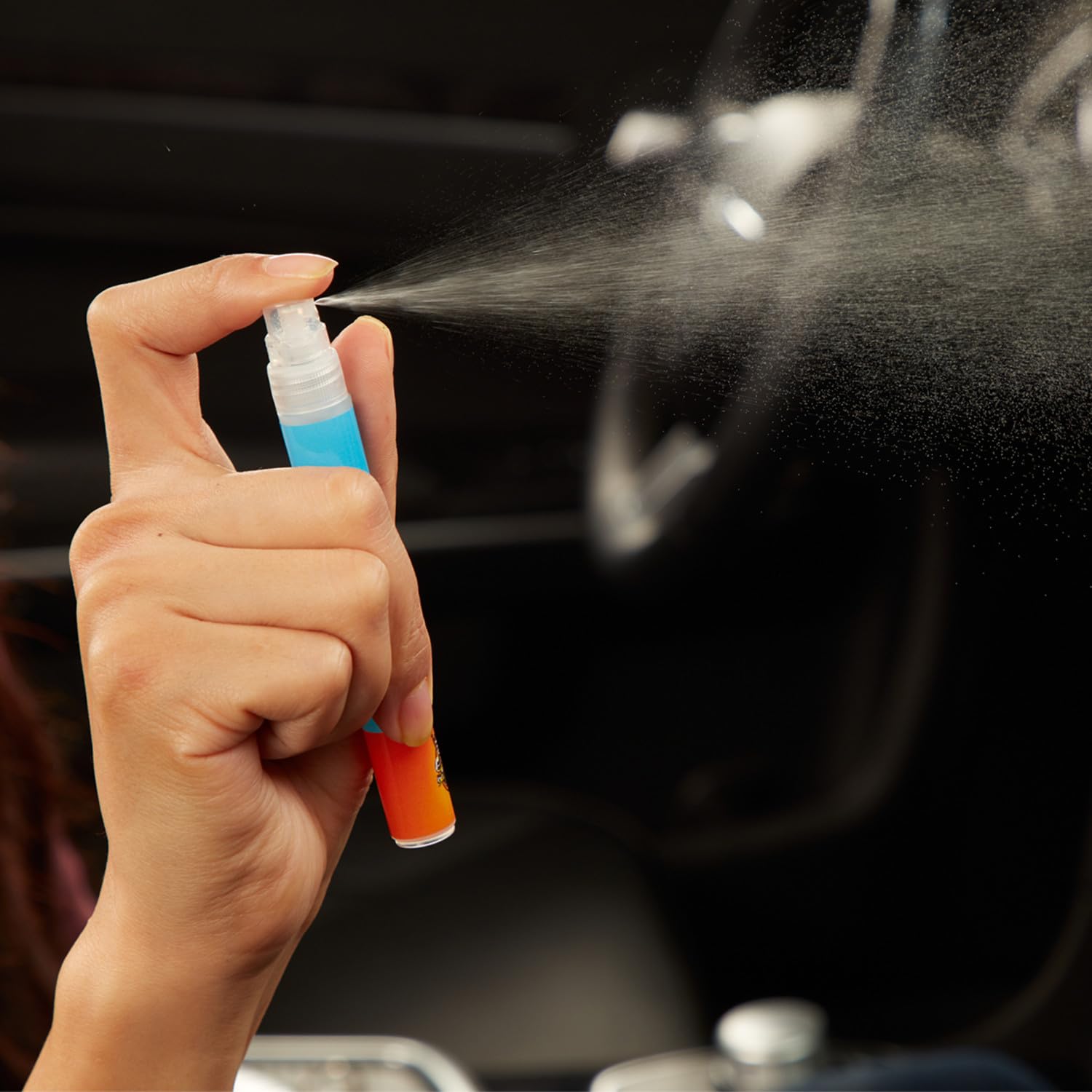 Fresh Fx Smoke X Car Odor Eliminator Spray Pump By Armor All, On-The-Go Car Air Freshener Spray, Midnight Air Scent, 0.15 Oz