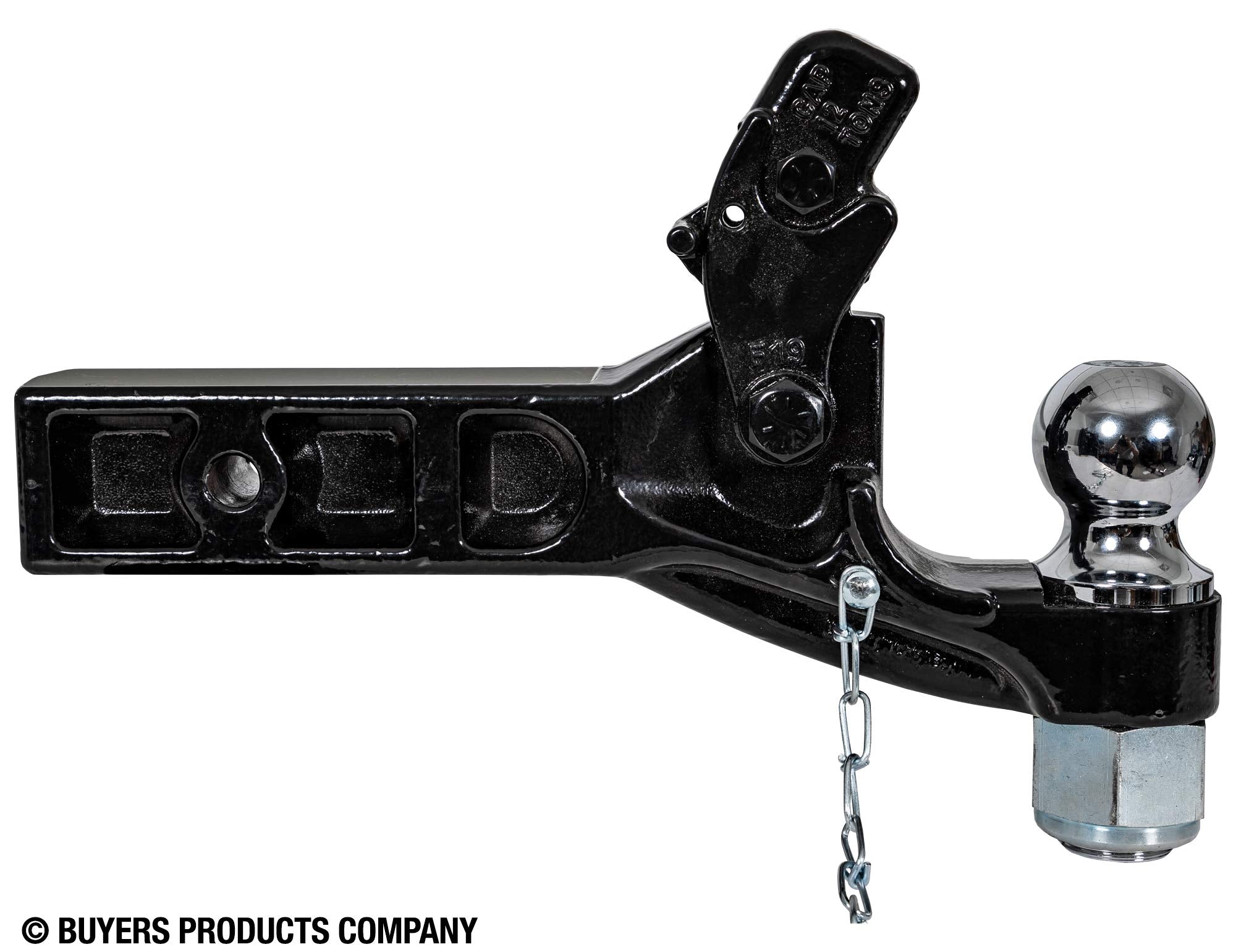 Buyers Products 12 Ton Combination Hitch - 2-1/2 Inch Receiver, 2-5/16 Inch Ball -Rm122516