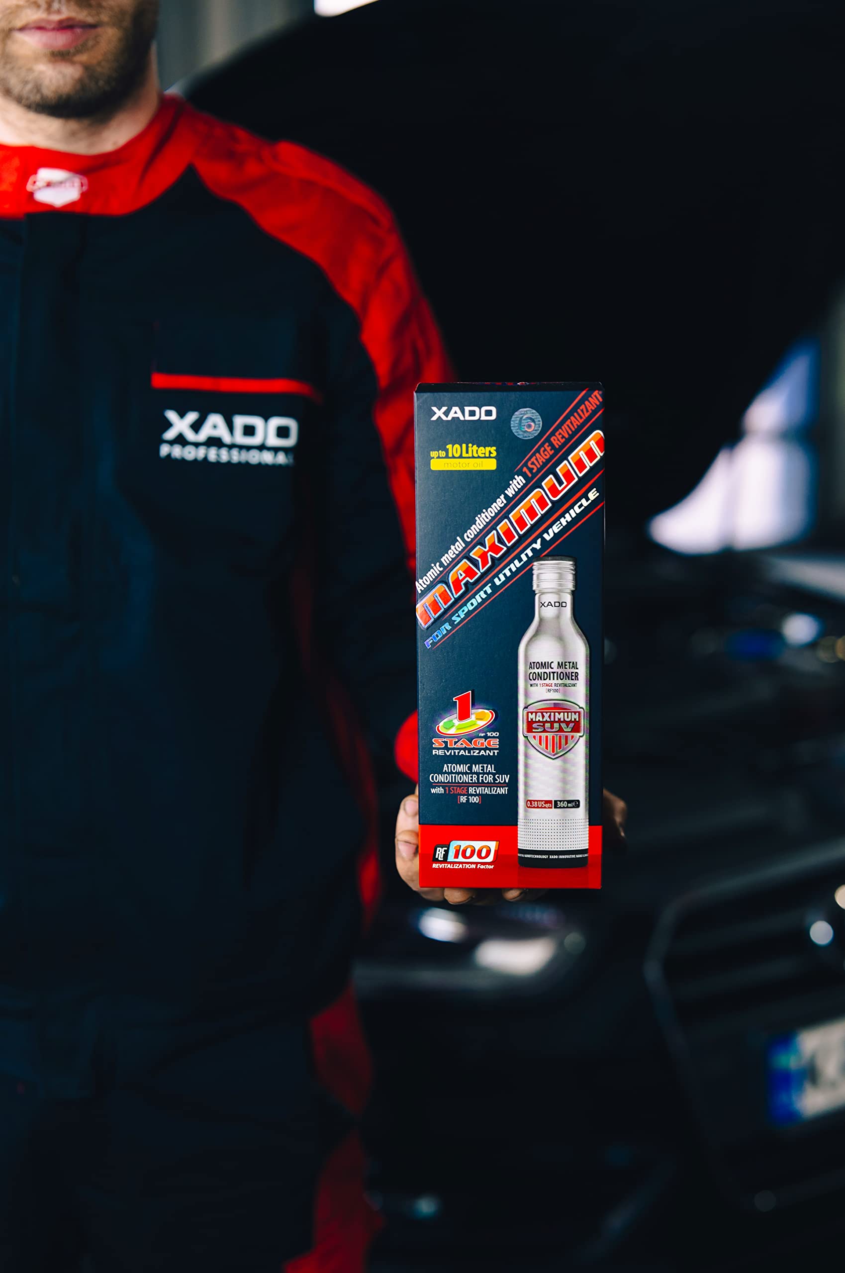 XADO Engine Oil Additive - Metal Conditioner with Revitalizant for Engines - 10qt Capacity - Model XA 42015