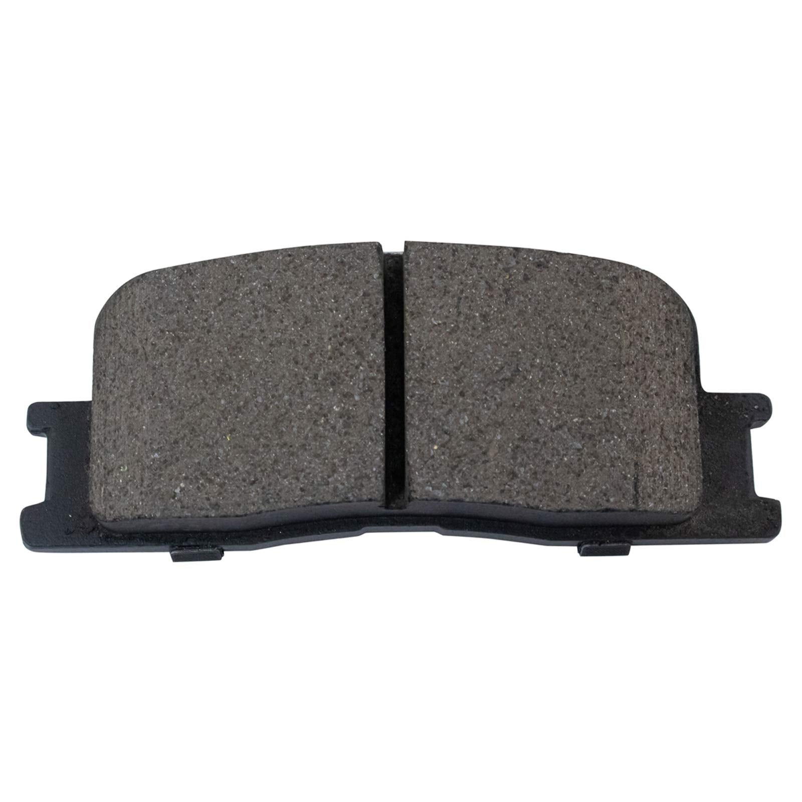 Trq Rear Brake Pad & Rotor Kit Brake Pads Brake Rotor Parking Brake Shoe Set Ceramic Compatible With 2001-2003 Toyota Highlander