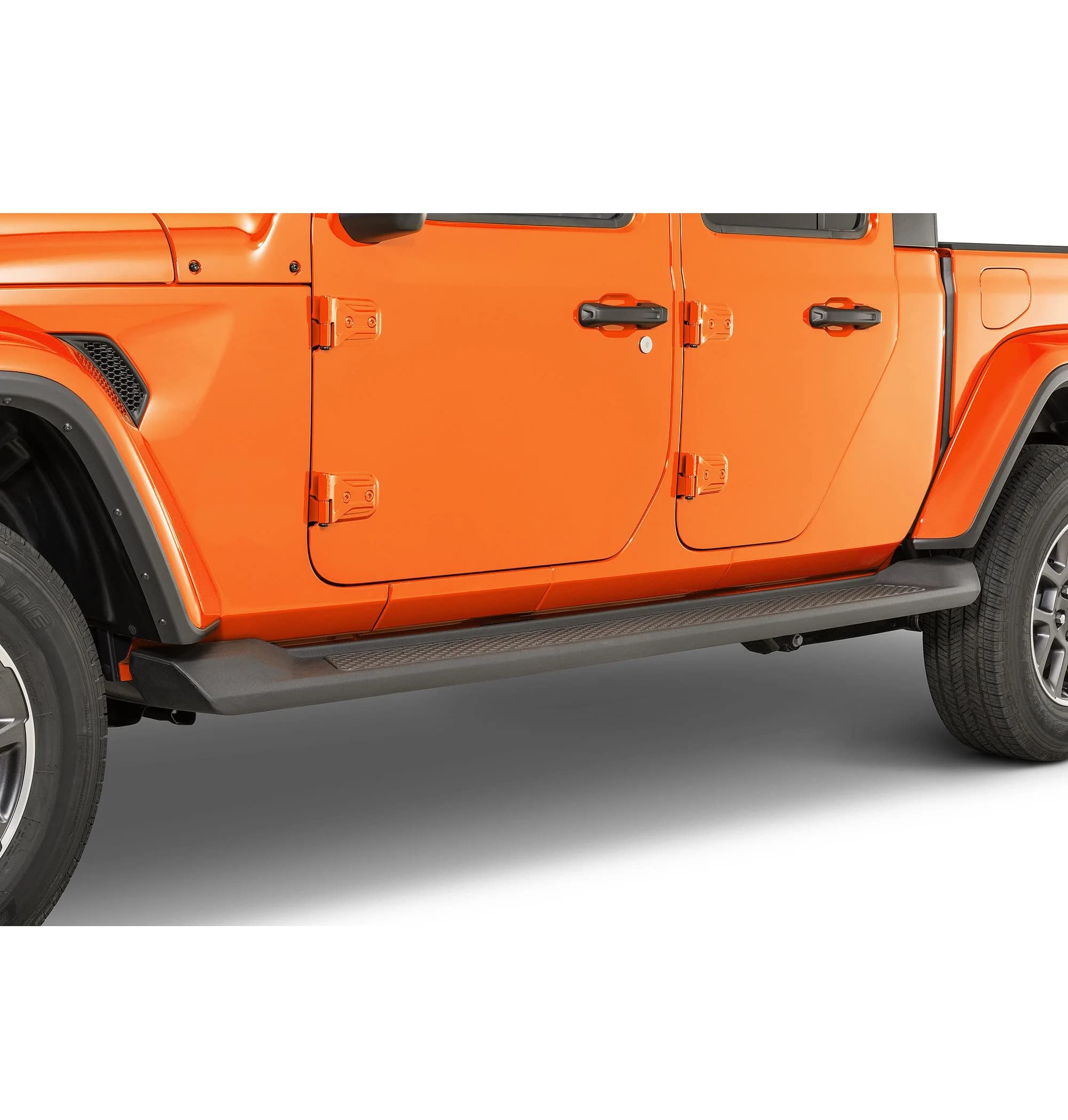 Black Horse Off Road Oem Replica Running Boards Textured Black Compatible With 2020-2024 Jeep Gladiator-Rjegl20