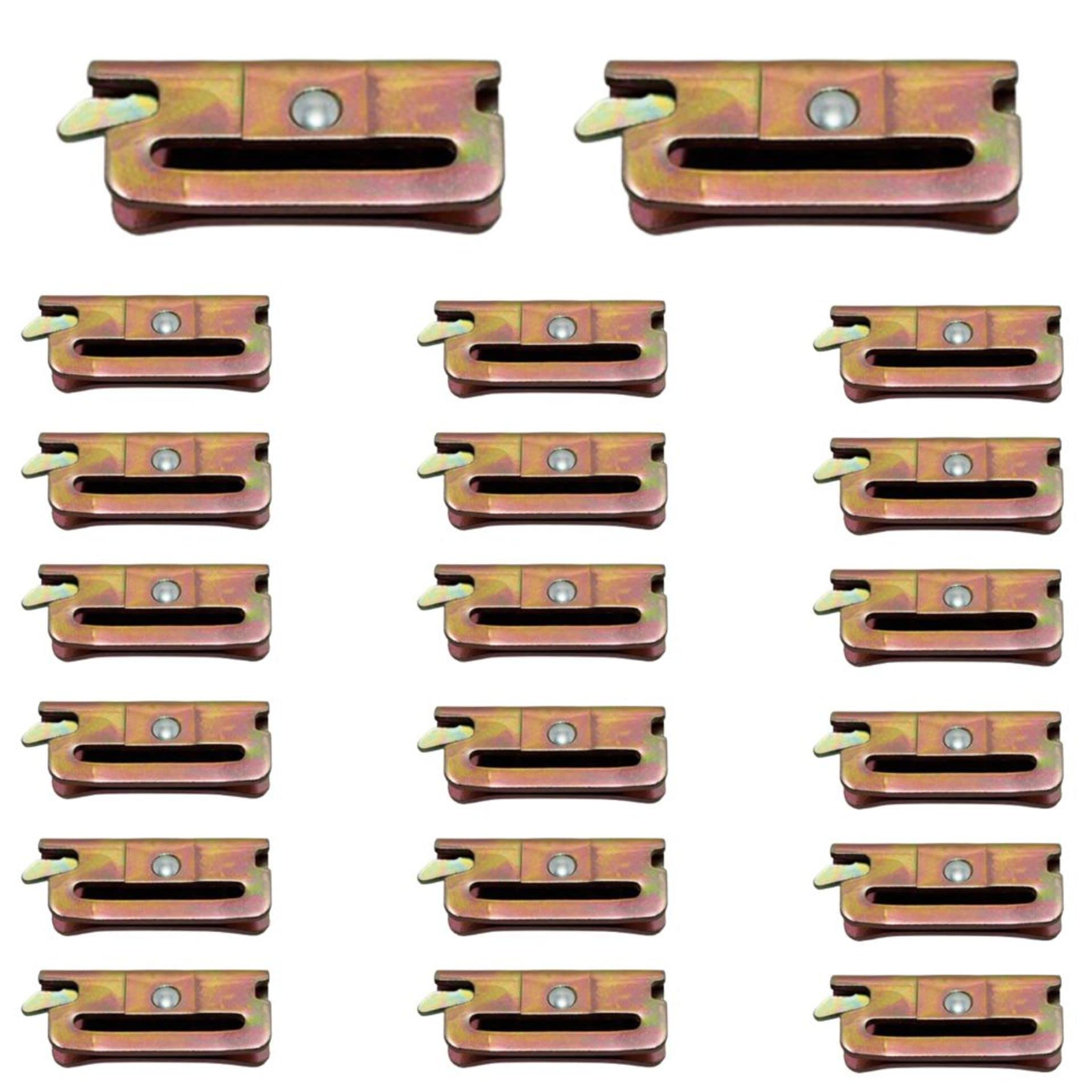 Dc Cargo Loose E-Track Spring Fitting For Creating Custom Tiedown Straps, Hammocks, Cargo Nets, Load Bars, Hooks, Shoring Beams,