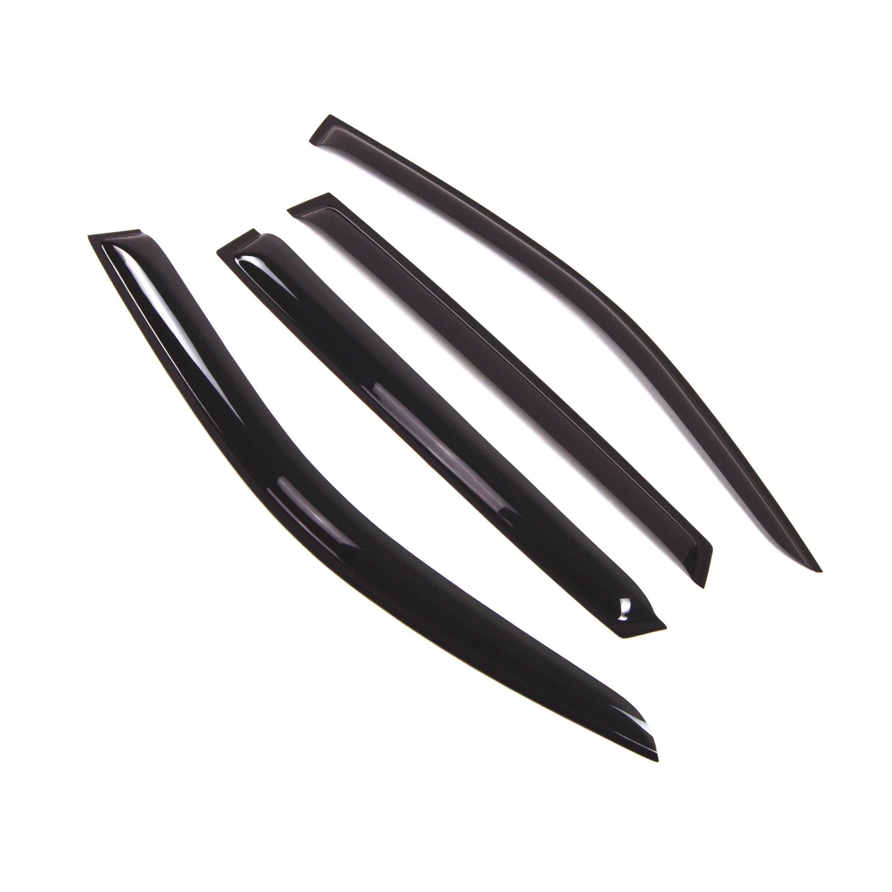 Car Window Rain Guard | Outside Mount Visors Auto Side Window Deflectors | Windows Visor Rain Shields Compatible With 2005-2009