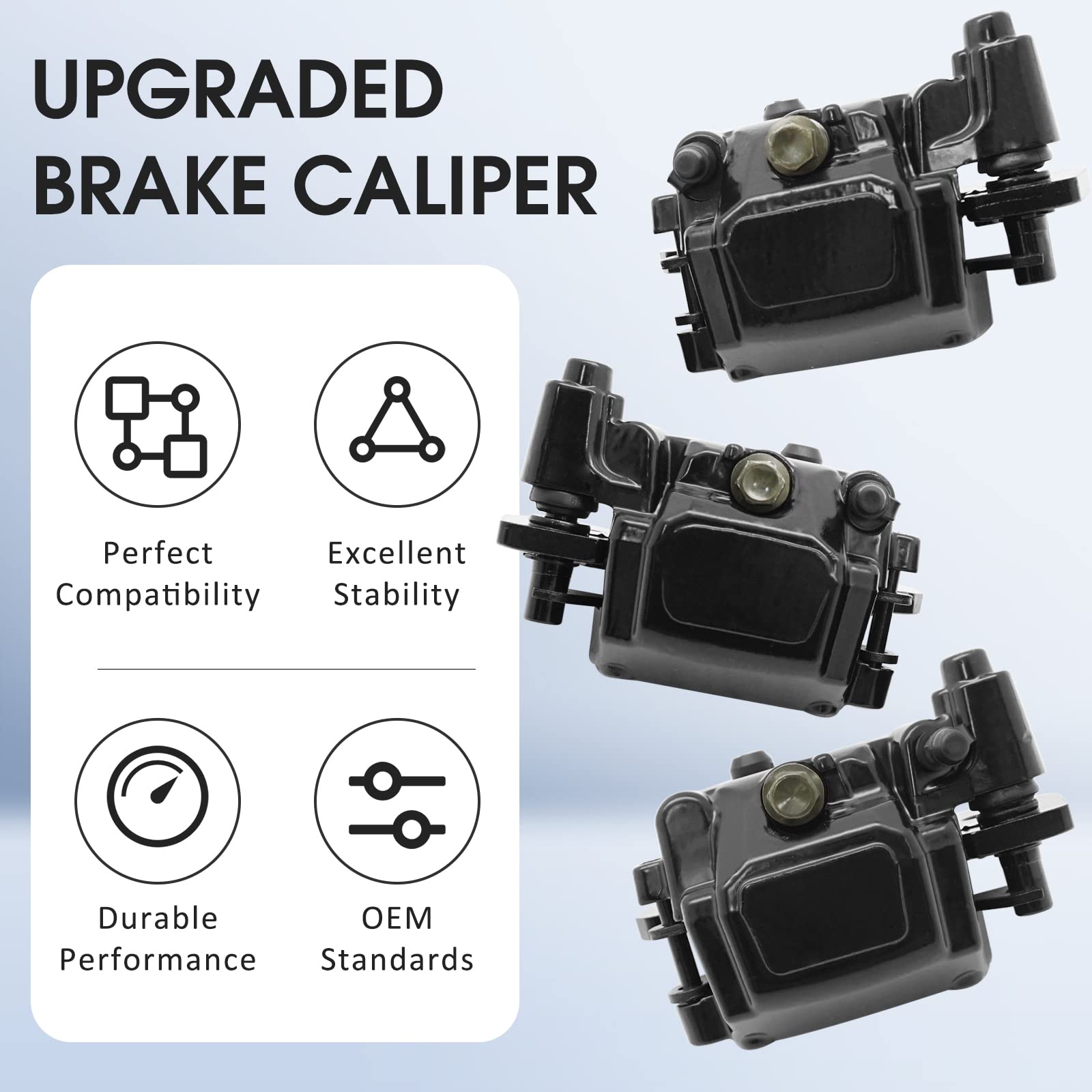M MATI Rear Right & Front Brake Caliper Set for Can-Am Outlander 450 500 570 650 800 850 1000 Renegade 500 570 650 800 850 1000