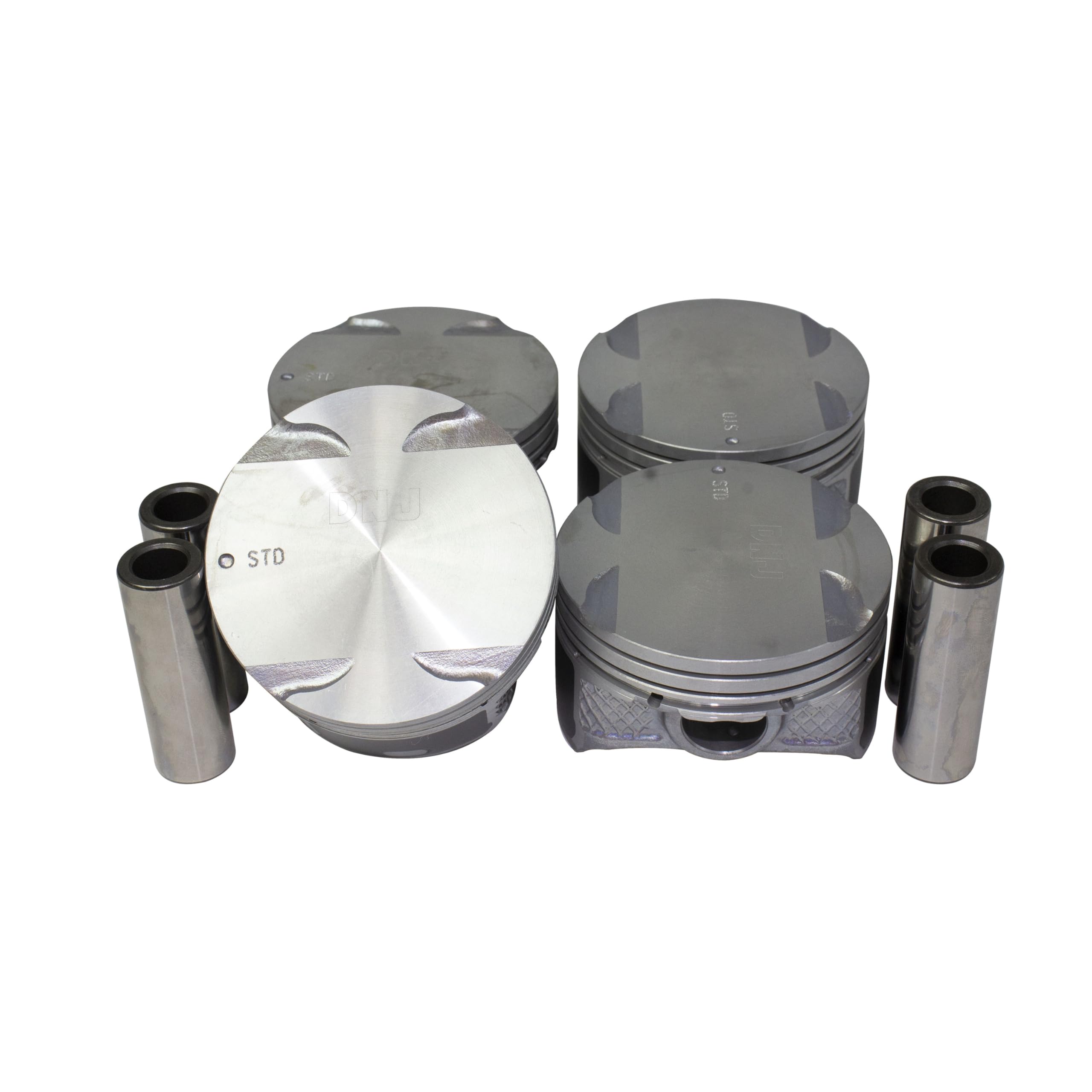 Dnj P4223 Piston Set Standard Size For 11-14 Mazda 2 1.5L L4 Dohc Naturally Aspirated Mzr
