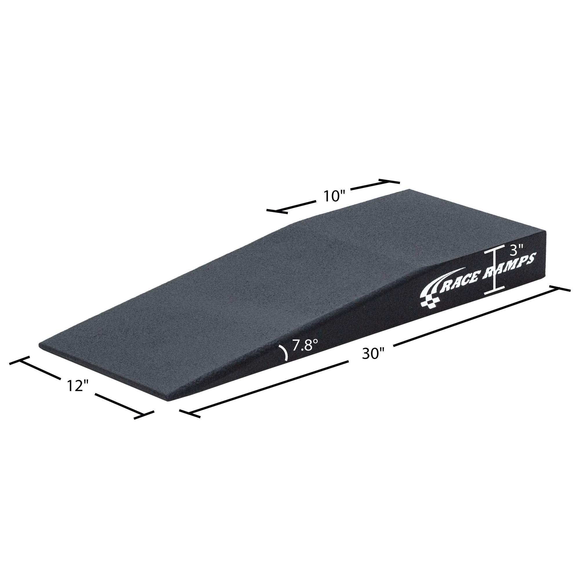 RACE RAMPS Race Ramps RR-TJ Trak - Jax, Large Foam Car Ramps, Black
