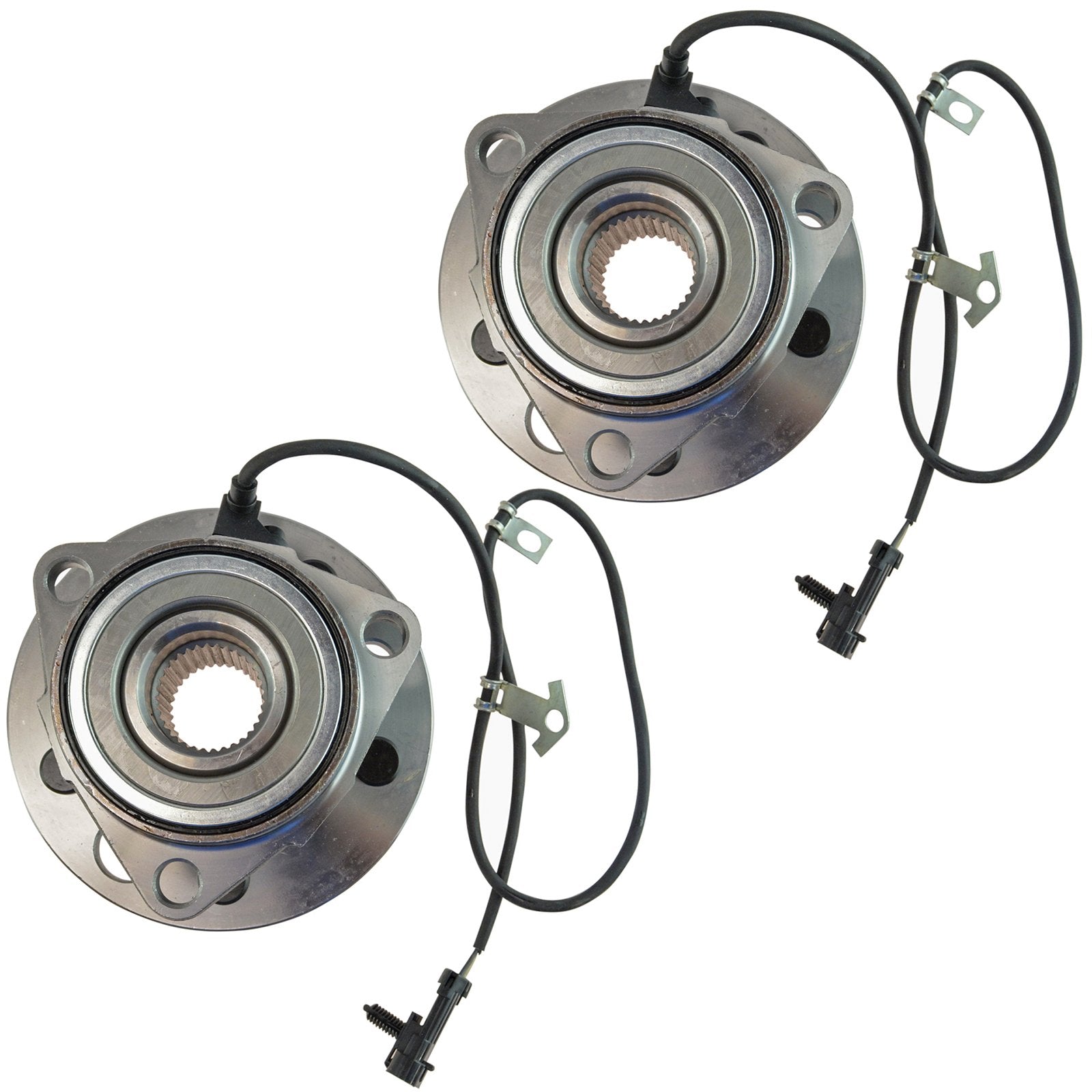 Trq Front Wheel Hub Bearings Assembly Set Compatible With 1995-2002 Chevrolet Astro Gmc Safari