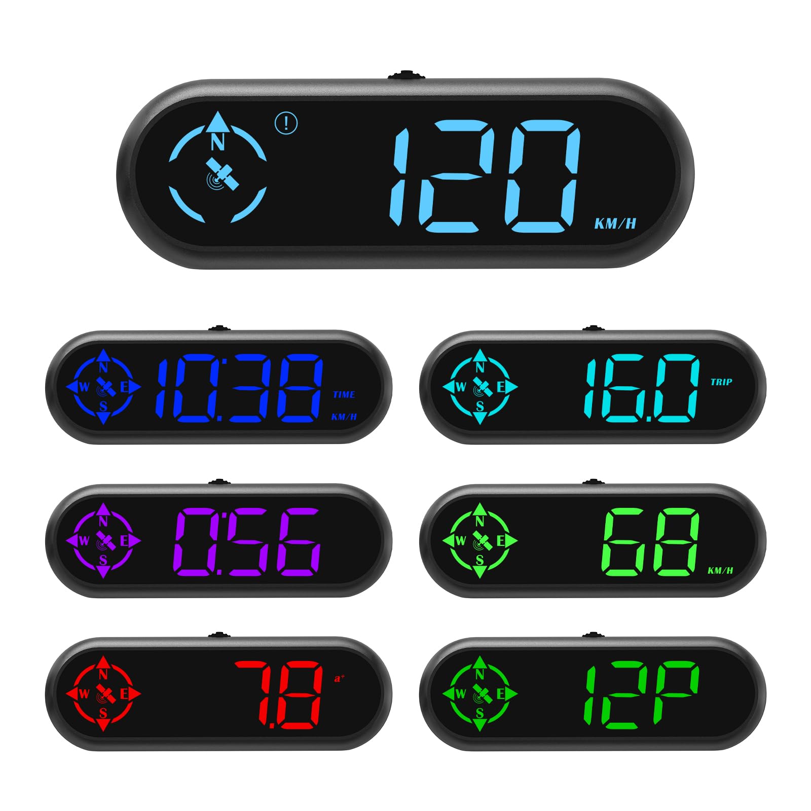 Yaouzicn Head Up Display for car G9 Windshield Speedometer Projector with Digital Speedometer for Universal Vehicle Models (MPH/