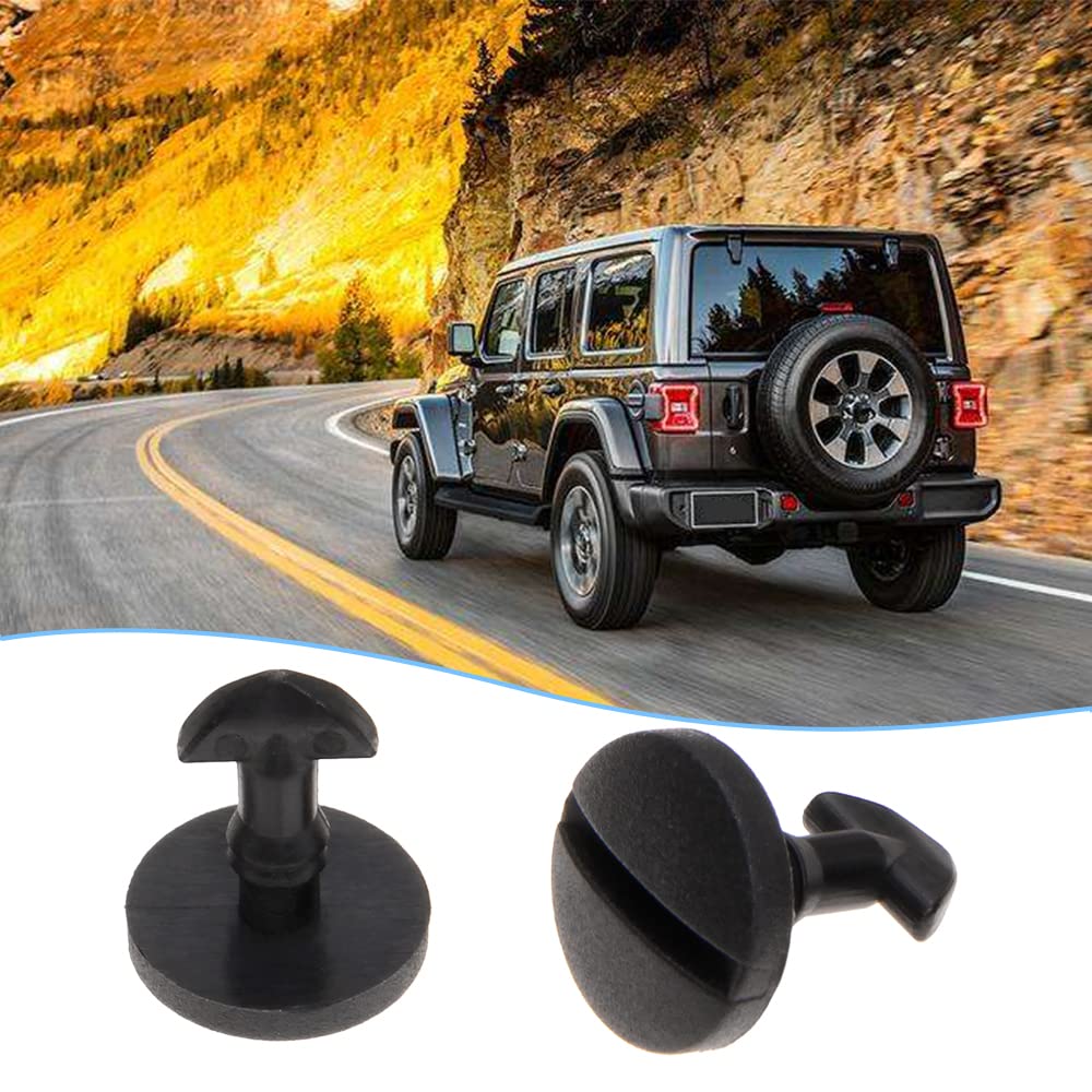 Mtsooning 10Pcs Rear Bumper Tow Cover Clips, Universal Plastic Fender Retainer Bottom Shield Fastener Replacement For Land Rover