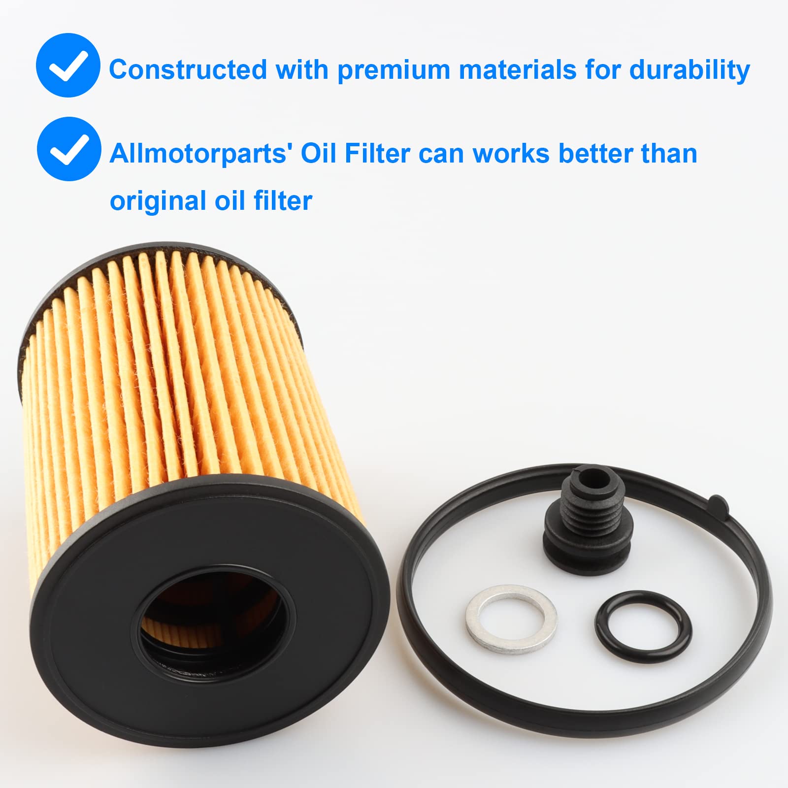 Oil Filter, Replace 26350-2S000, PG99527EX Compatible with Hyundai Kia 2.5L - 2022 Santa Cruz, 2021-2022 Santa Fe, 2020-2022 Son