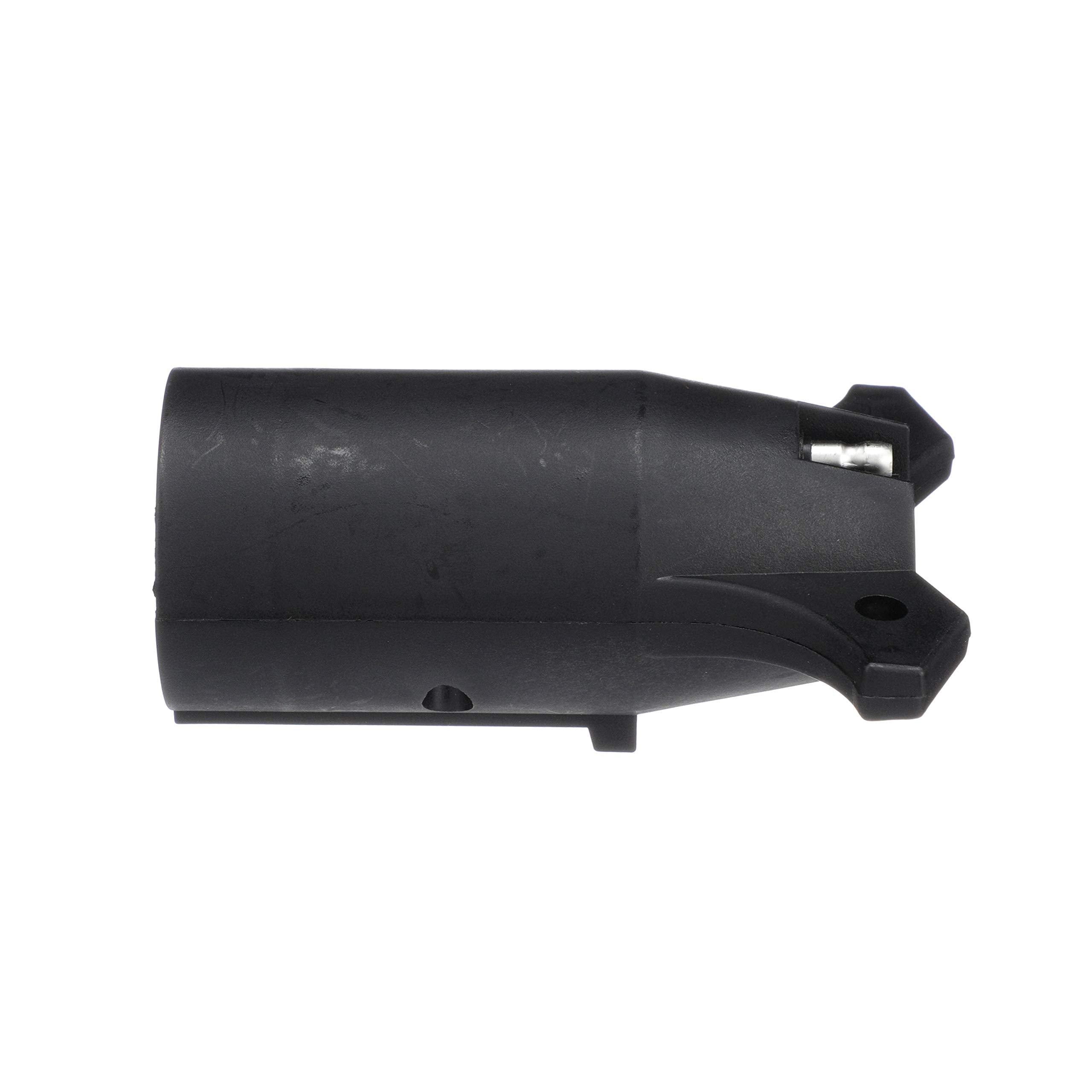 Attwood 141357 Trailer Adapter  Connects 7Blade Round to 4Pin Flat Connector  for Auxiliary, Taillights and Turn Signals