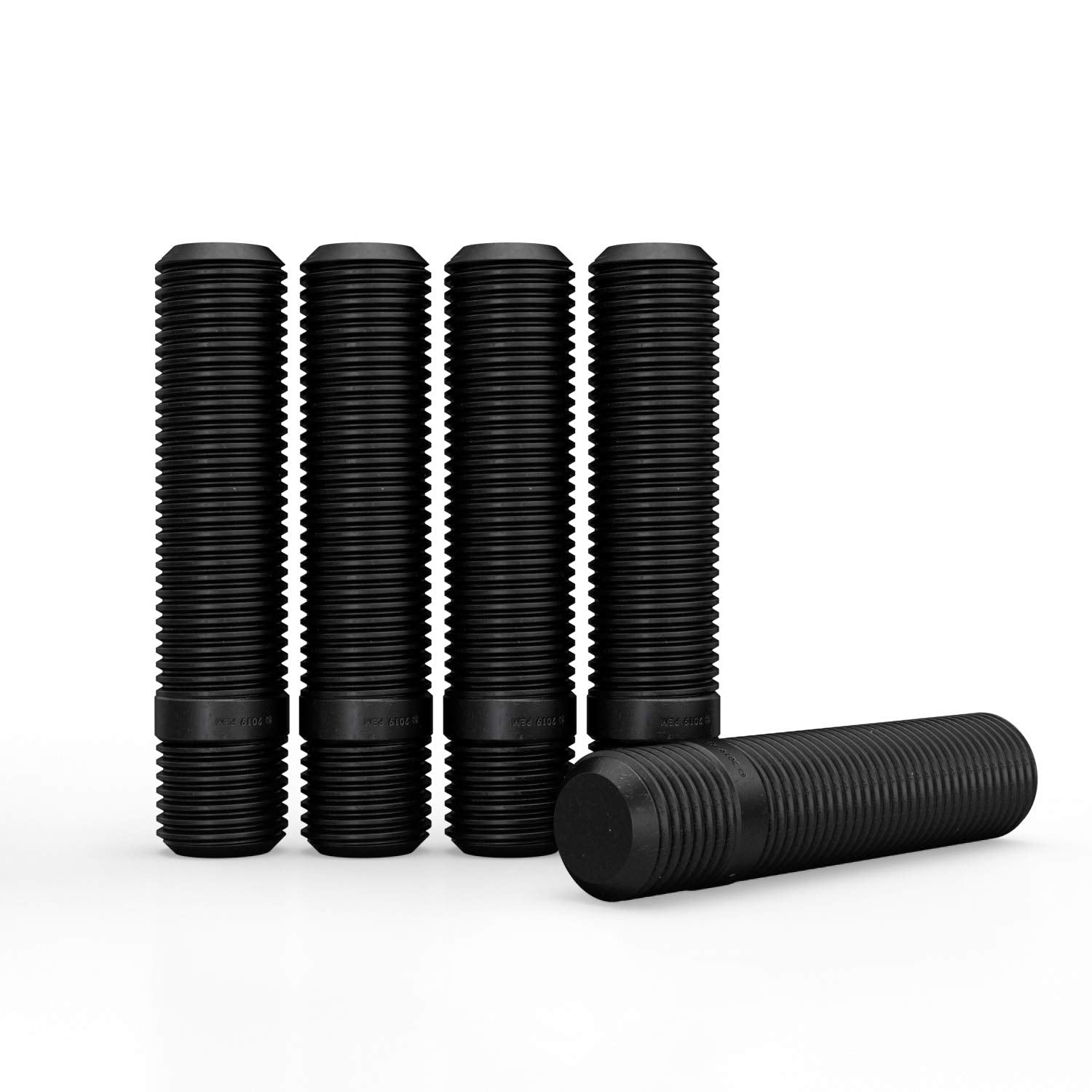 StanceMagic 20pcs Wheel Stud Conversion 14x1.5 - 47mm Shank Length - Steel - Black - Compatible with Audi VW TT A3 A4 A5 S4 S
