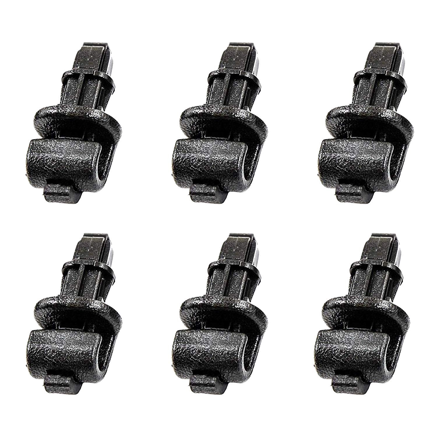 Xislet Set of 6 Sunshade Hook Clips Replacement for Odyssey Compatible with 2005-2010 Odyssey Sliding Door Holder 83-715-SHJ-A21