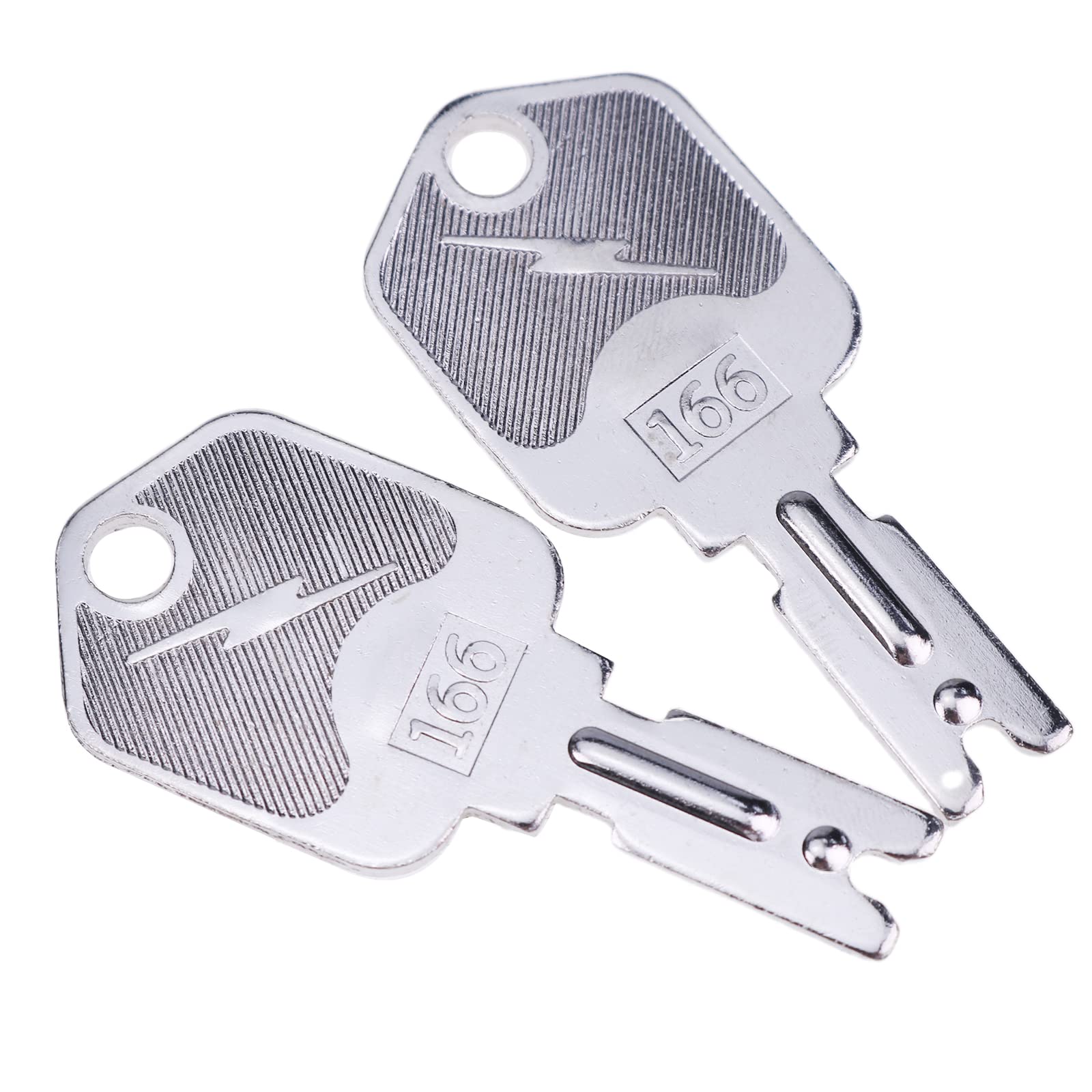 Ztuoauma 10X Ignition Keys 166 For Clark Yale Hyster Komatsu Gradall Gehl Crown 186304 51335040 A214062 1430 Hyster Forklift
