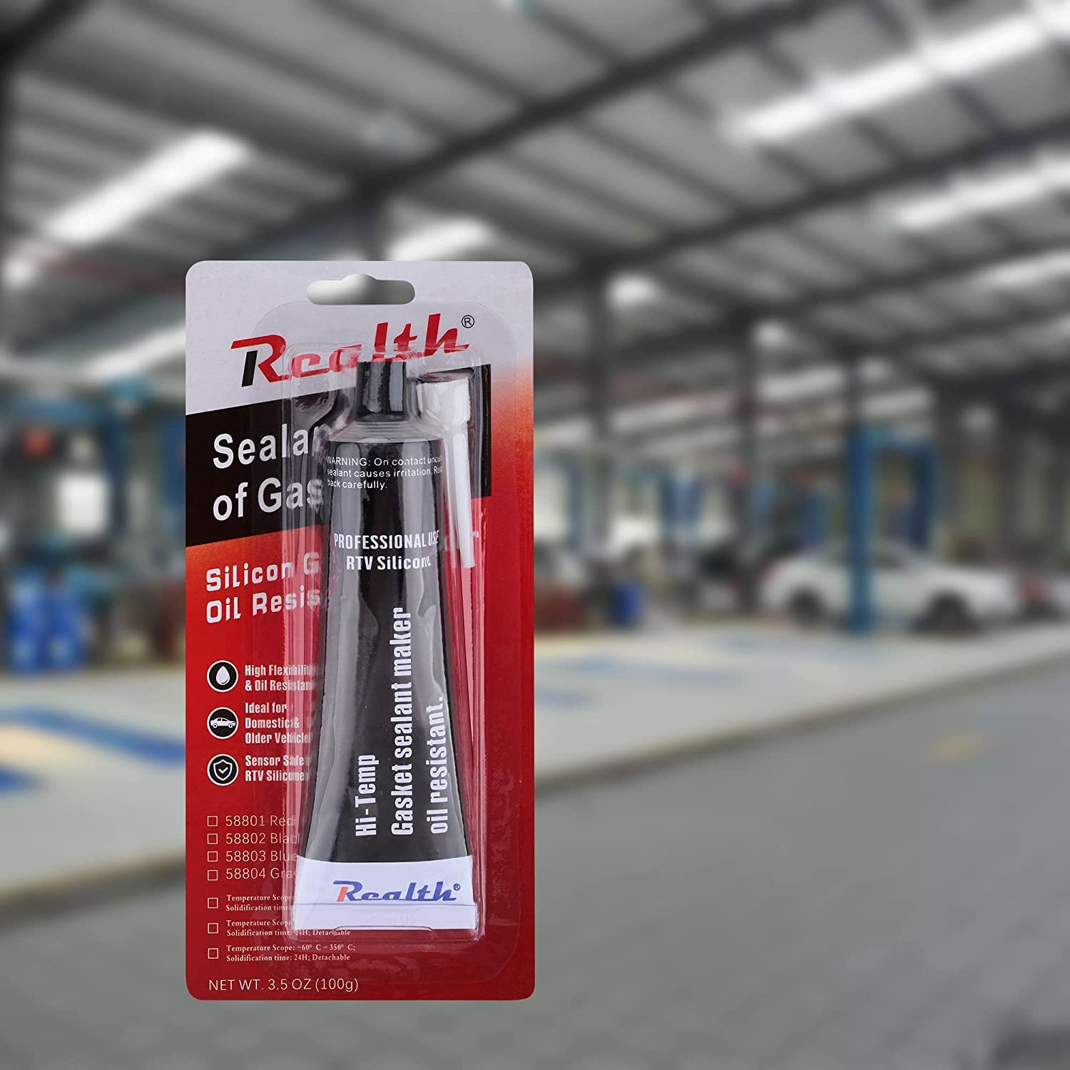 Silicone Gasket Maker 6 Pack High Temperature Rtv 3.53 Oz Ultra Grey Oil Resistance Sealant High Strength Flange Sealing For Aut