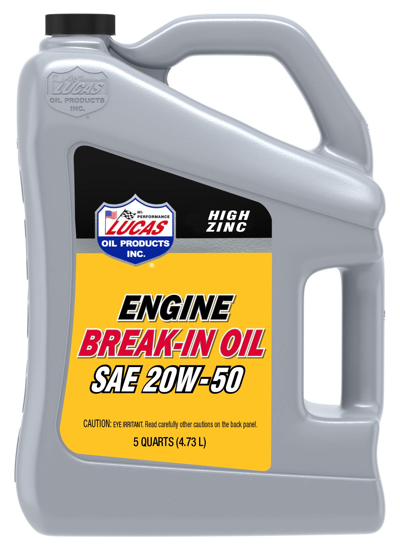 Lucas Oil 10636 SAE 20W-50 Racing Engine Break-in Oil - 5 Quart