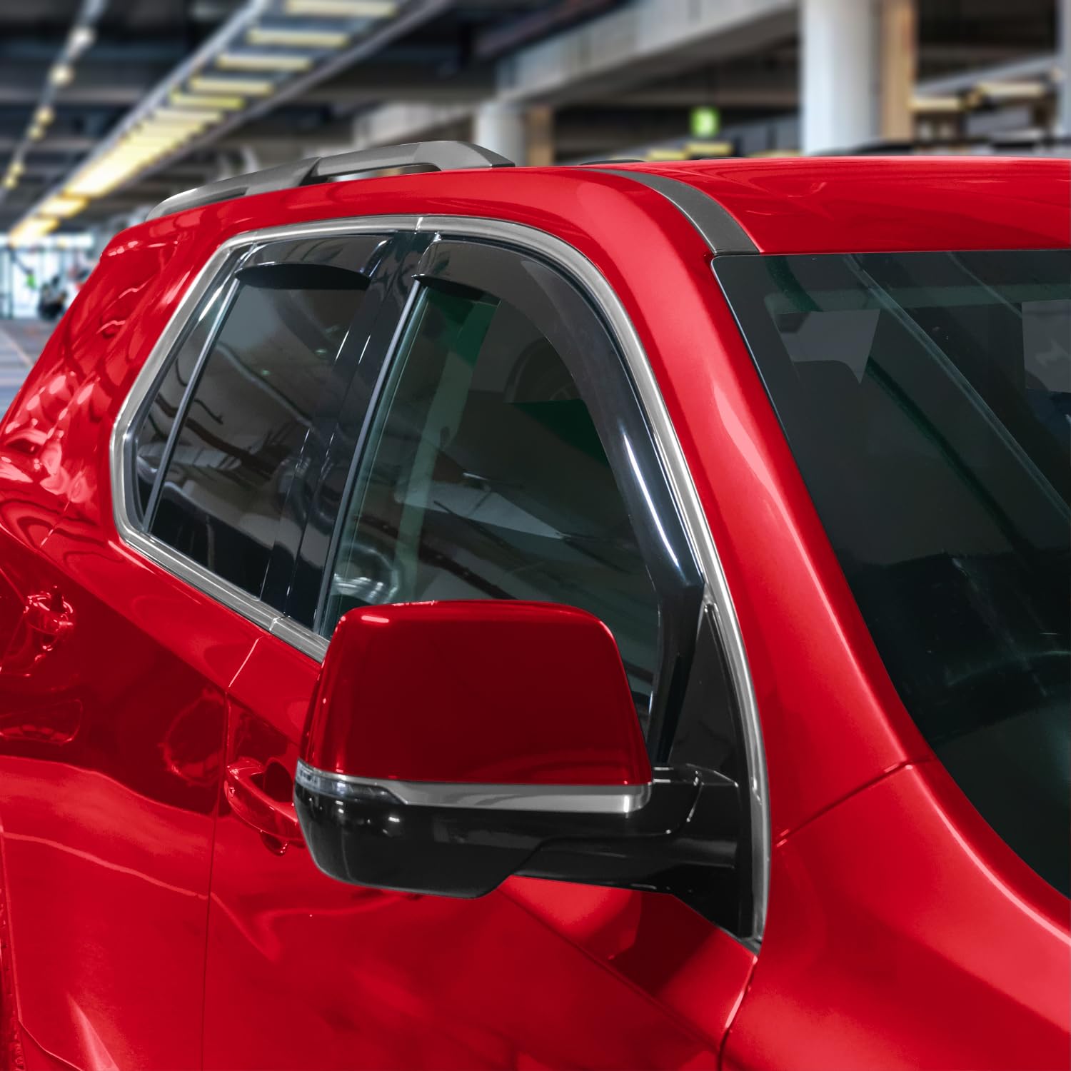 Voron Glass In-Channel Extra Durable Rain Guards For Chevrolet (Chevy) Traverse 2018-2023, Window Deflectors, Vent Window Visors