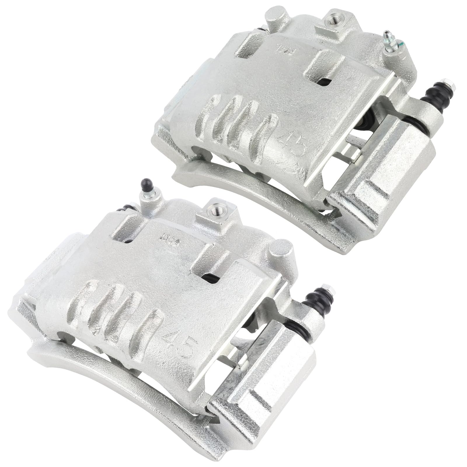 cciyu Rear Left + Right Brake Calipers With Bracket 18-B4894 18-B4895 For Dodge 2003-2008 (2PCS)