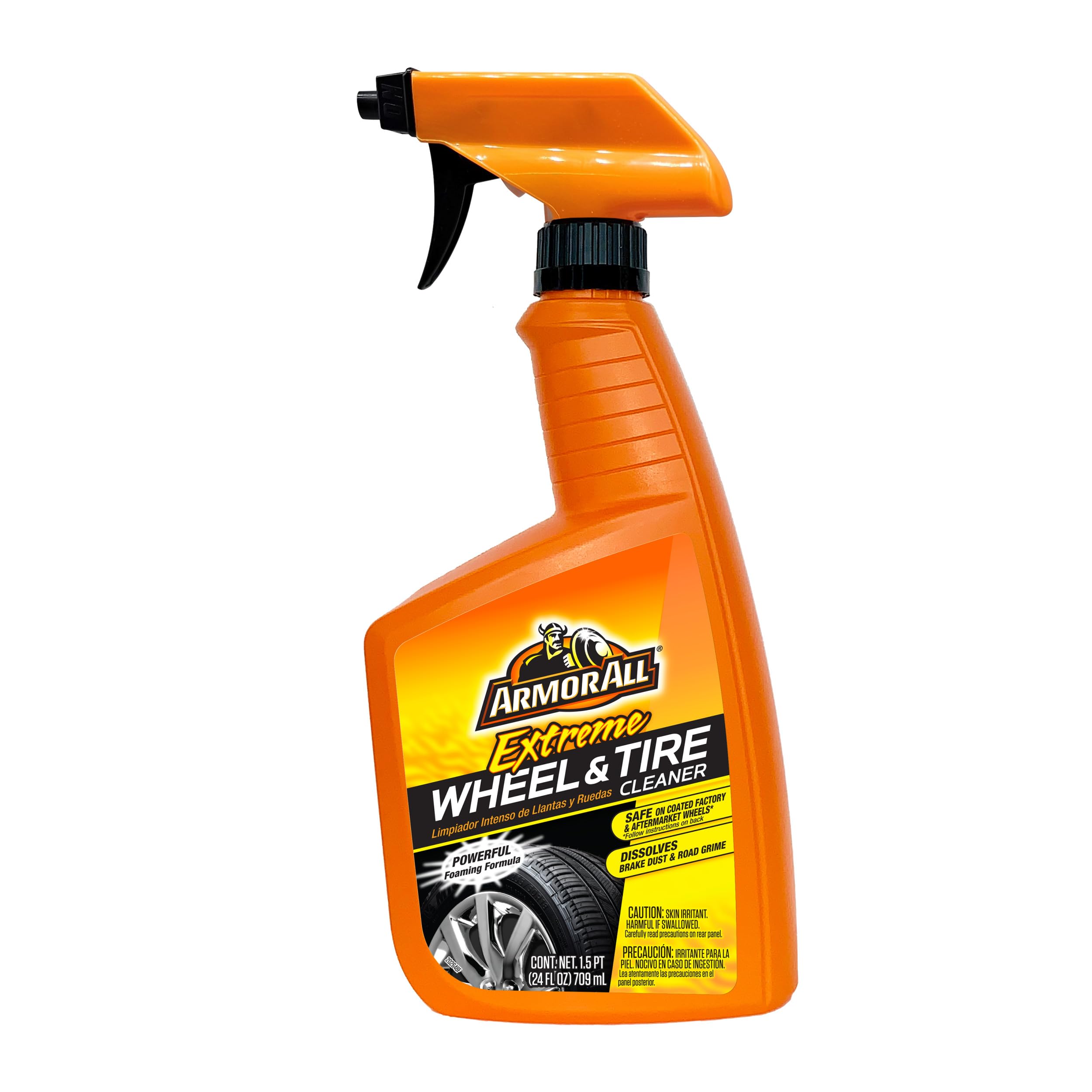 Armor All Extreme Wheel And Tire Cleaner , Car Wheel Cleaner Spray, 24 Fl Oz