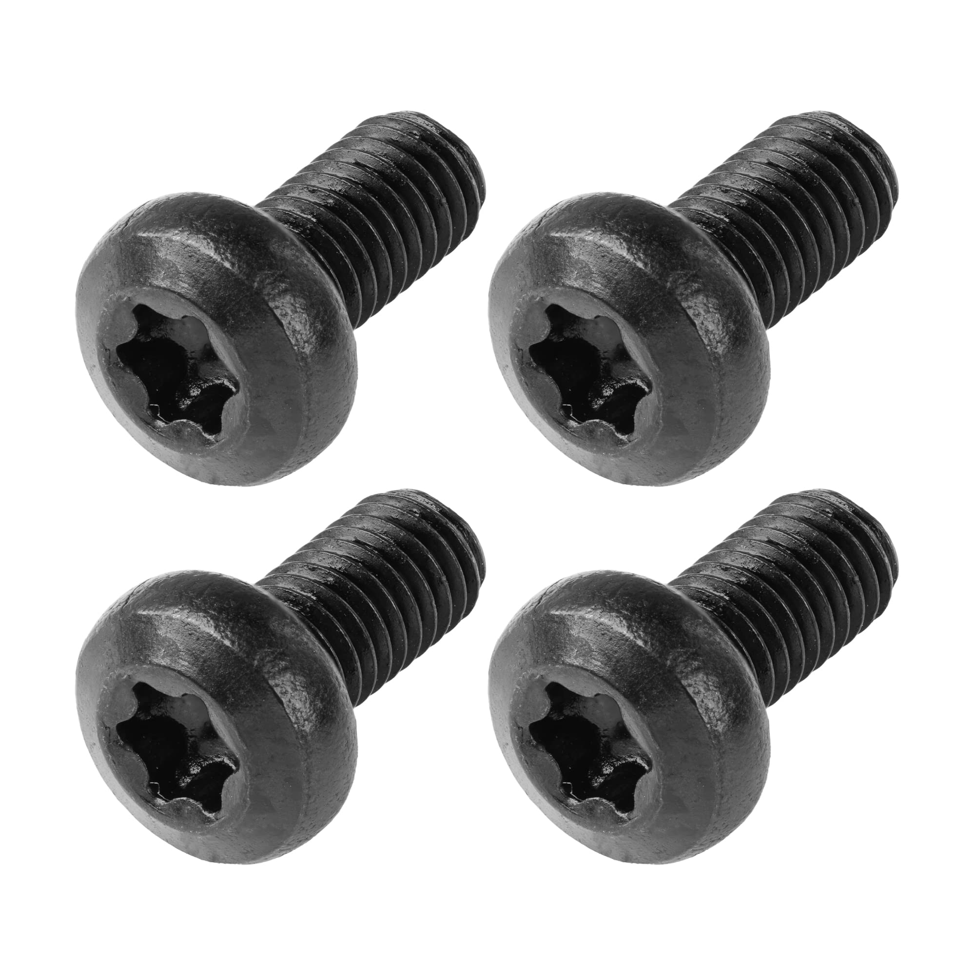 Black License Plate Screws For Tesla Model 3, Model Y, & Bmw (4 Pack) M5-0.8 X 10Mm Security T25 Drive Head 18-8 Stainless Steel