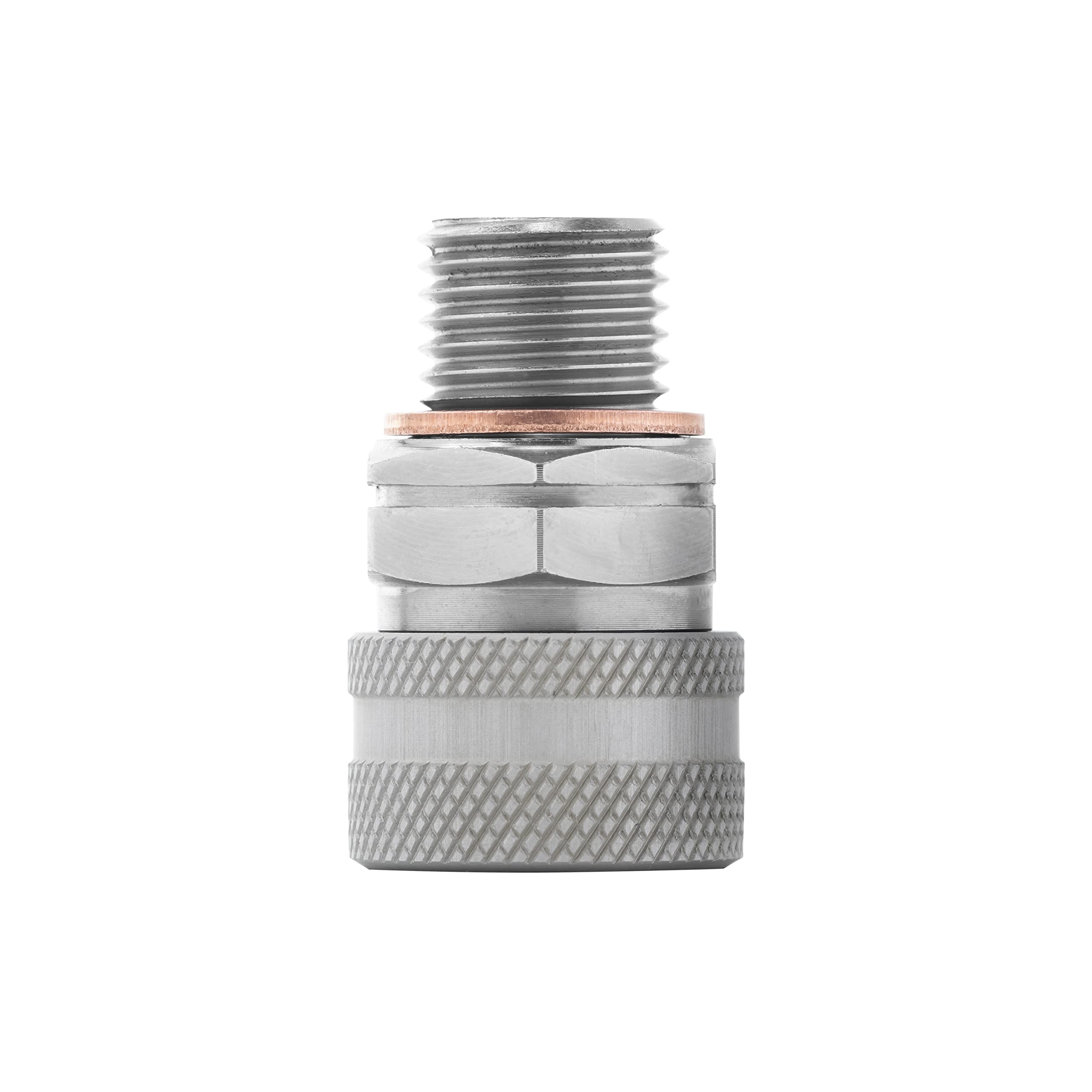 Stahlbus Oil Drain Valve Plug M12X1.5X12Mm Steel - Clean, Easy, No Tool Oil Change - Includes Oil Drain Plug, Washer, Cap, Connector, Silicone Hose