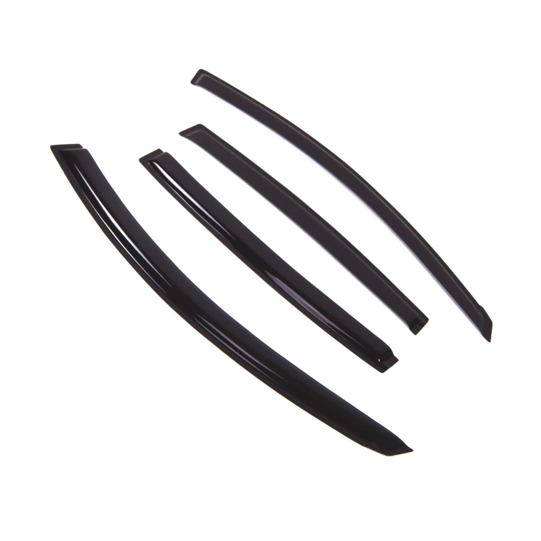 Tuningpros Outside Mount Window Vent Visors Rain Guards Compatible With Nissan Altima Sedan 2007-2012 | Side Window Wind Deflect