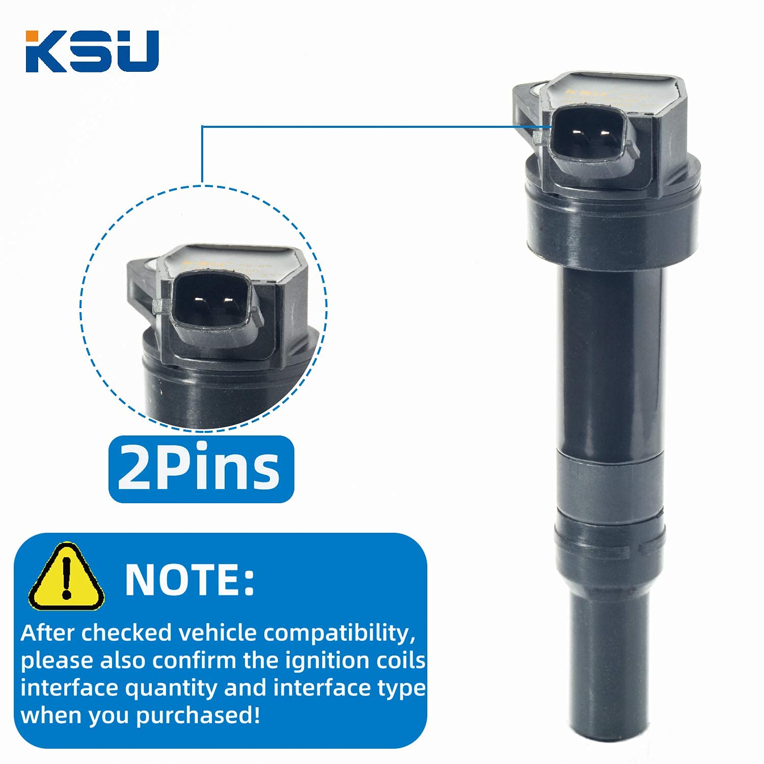 Ignition Coil Pack for Kia Soul Forte Forte5 Hyundai Tucson Elantra Elantra GT (1.8L 2.0L ONLY) 2011-2016 Replacement for UF651