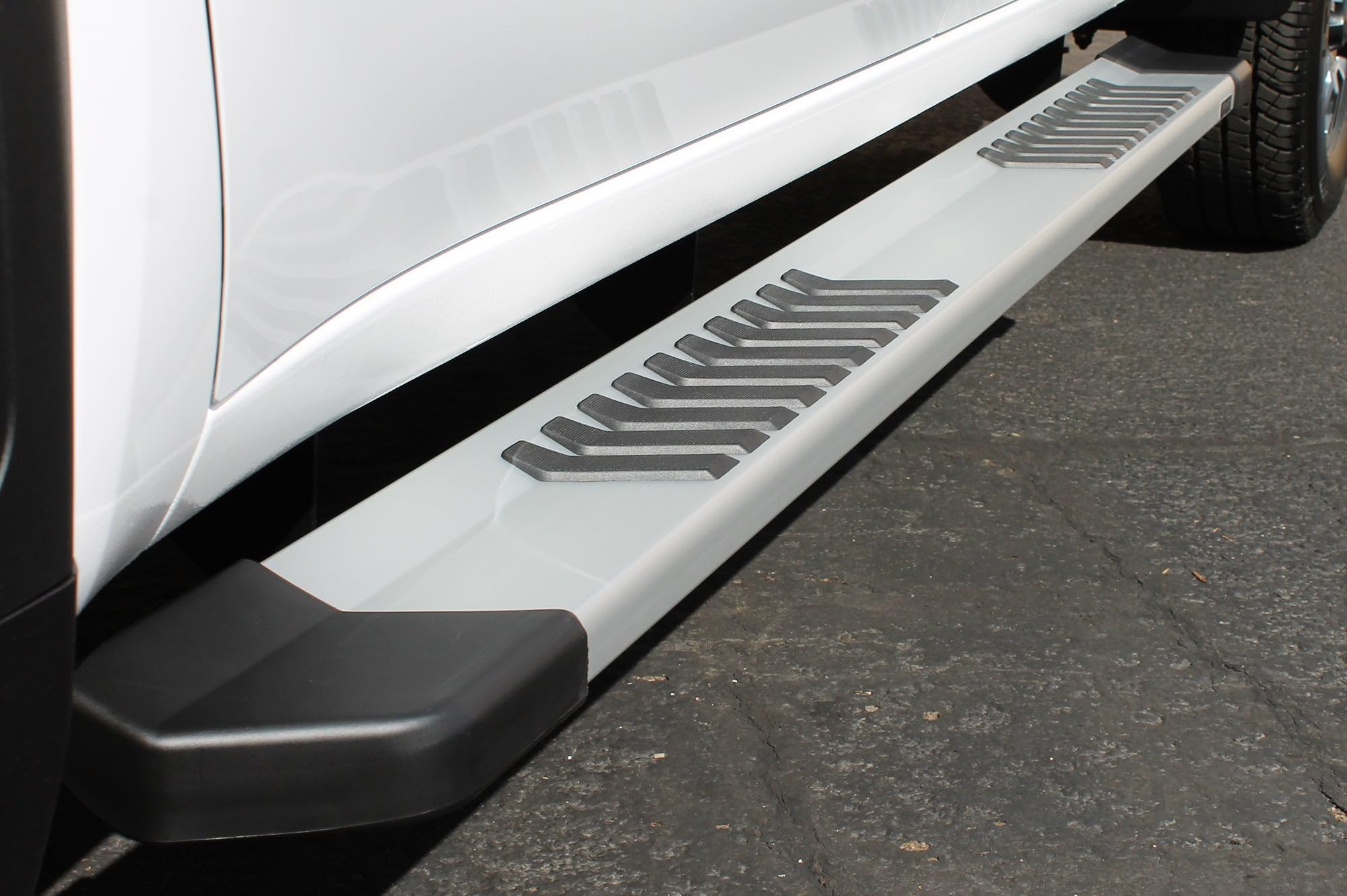 Raptor Series Running Boards Steps 6In Oem Style Aluminum For Crew Cab 2019-2025 Silverado Sierra 1500 And 2020-2025 2500/3500 Hd