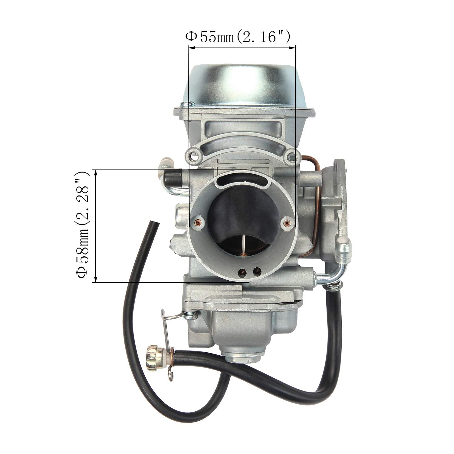 Atracypart Carburetor Carb For 2001-2005 & 2010-2012 Polaris Sportsman 500 4X4 Ho  1997-2009 Polaris Scrambler 500 4X4  2000-200
