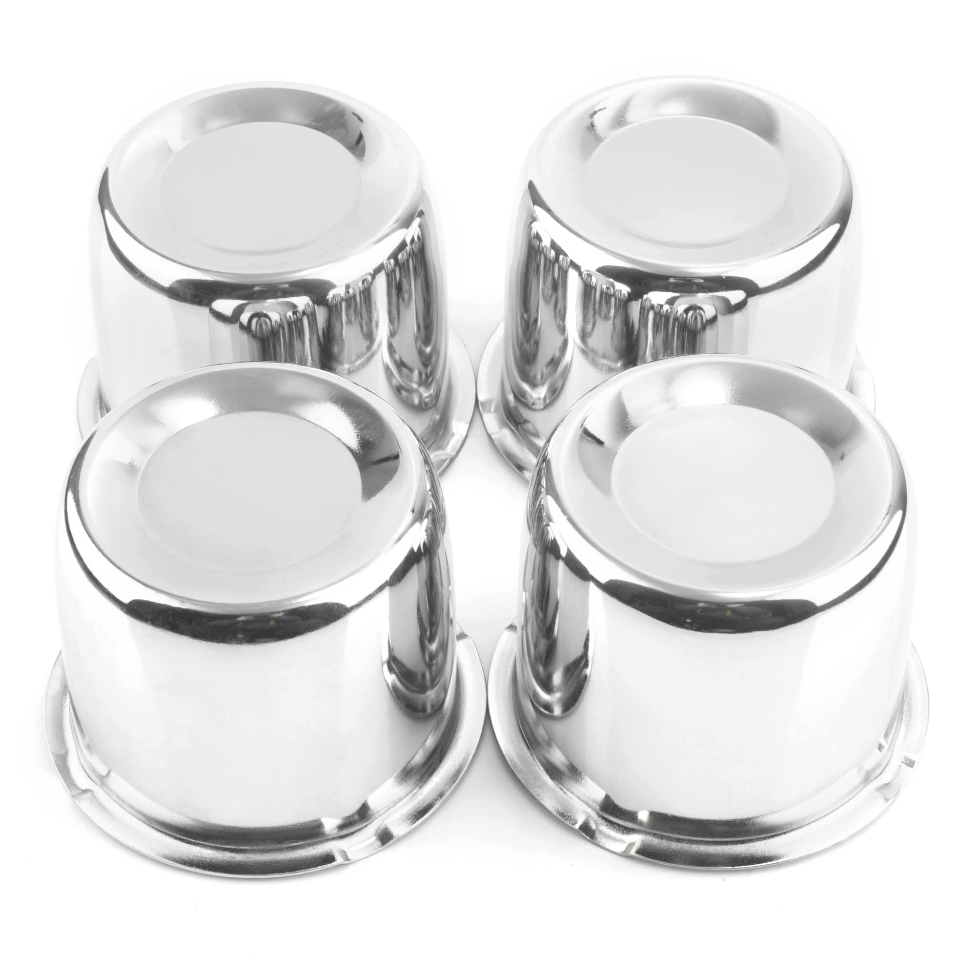 Rtrhinotuning 4Pcs 3.15'' Push Through Center Caps 80Mm Hubcaps For 3.15 In Truck Trailer Wheel Rim Center Bore, 3.15'' Hub, 2.6