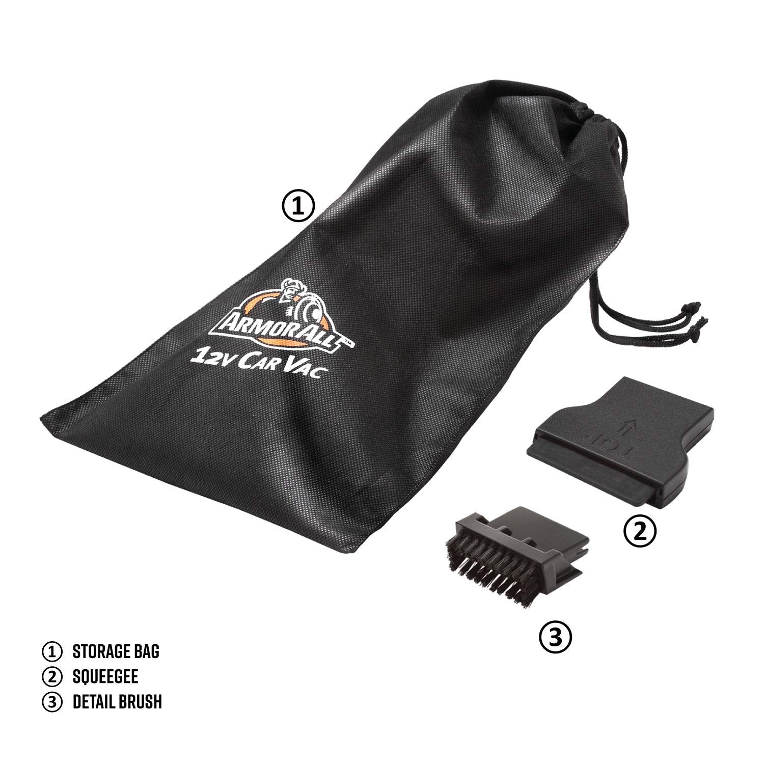 Armor All 12V Car Wet/Dry Shop Vacuum - Model AA12V10901, Orange
