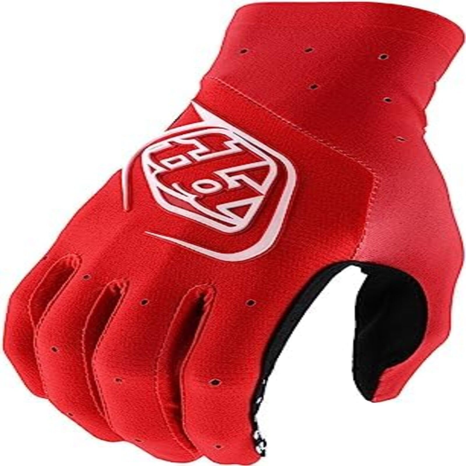 Troy Lee Designs Motocross Motorcycle Dirt Bike Racing Mountain Bicycle Riding Gloves, SE Ultra Glove (Red, Large)