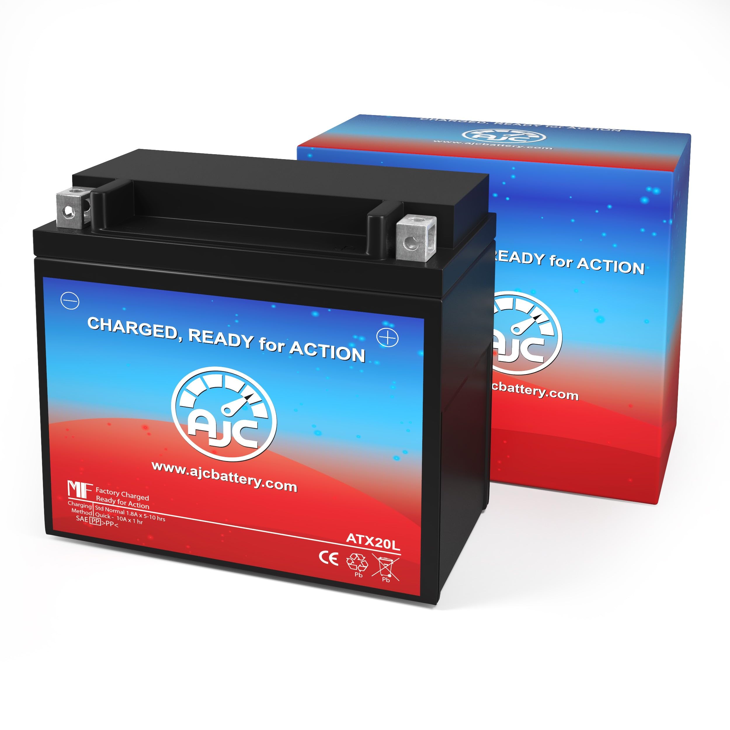 AJC ATX20L Powersports Battery