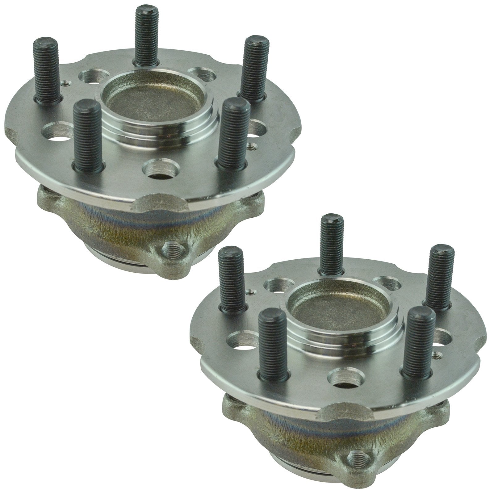 TRQ Rear Wheel Hub Bearings Assembly Set for 2009-2015 Honda Pilot, Model BHA53821