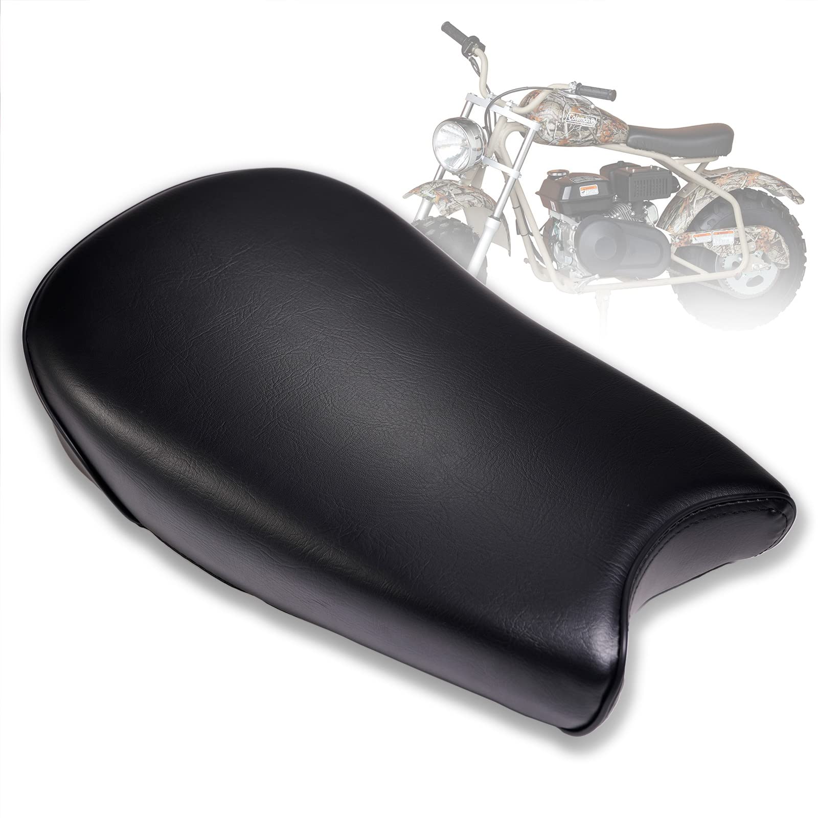 Jmchstore Upgraded 15'' Seat For Coleman Ct200Uex Mini Bike 196Cc, Hisun Ct200U-Ex 200Cc Trail Bike Cushion Replacement Parts