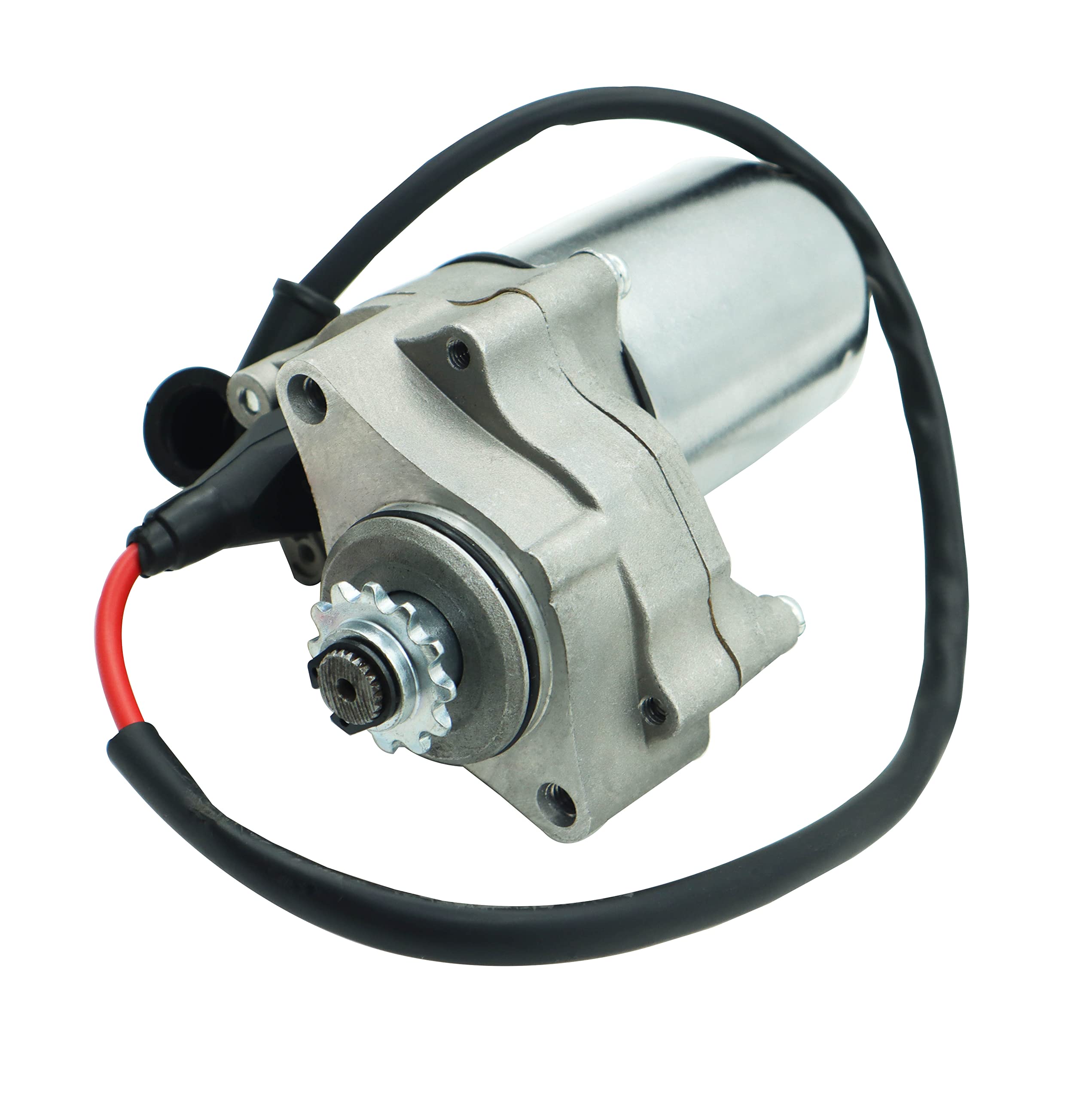 110cc ATV Starter Motor 2 Bolt Fits for Kids ATVs Quad Dirt Pit Bike TaoTao 50cc 70cc 90cc 110cc 125cc, 4 Piece ATV Part with So