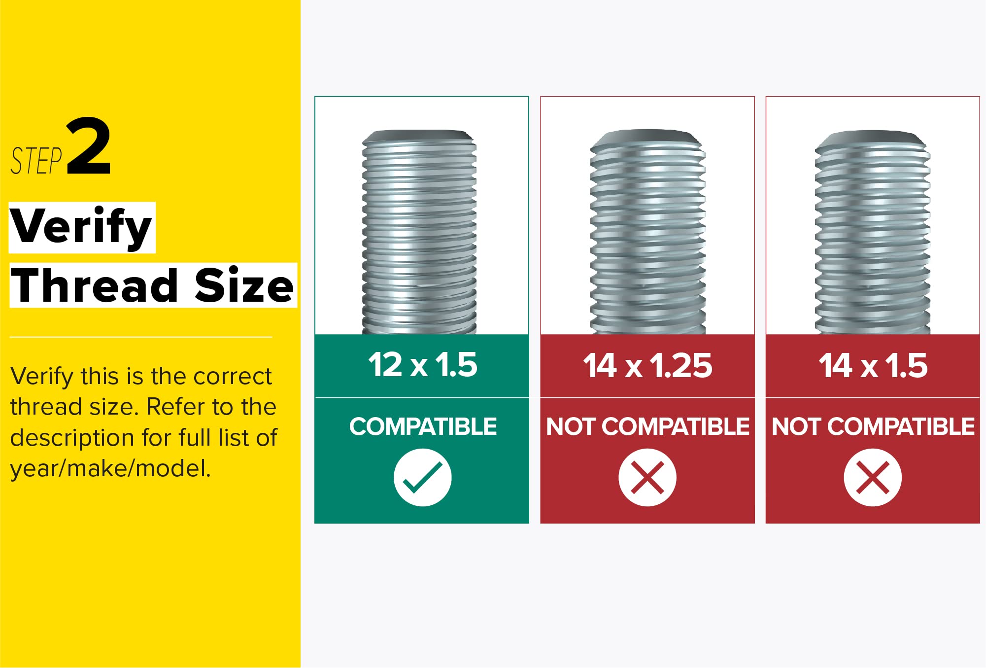 20Pcs Silver 12X1.5 Lug Bolts (26Mm Shank Length, Cone Seat) Oem Length - Compatible With Bmw 128I 135I 318I 320I 325I 328I 335I