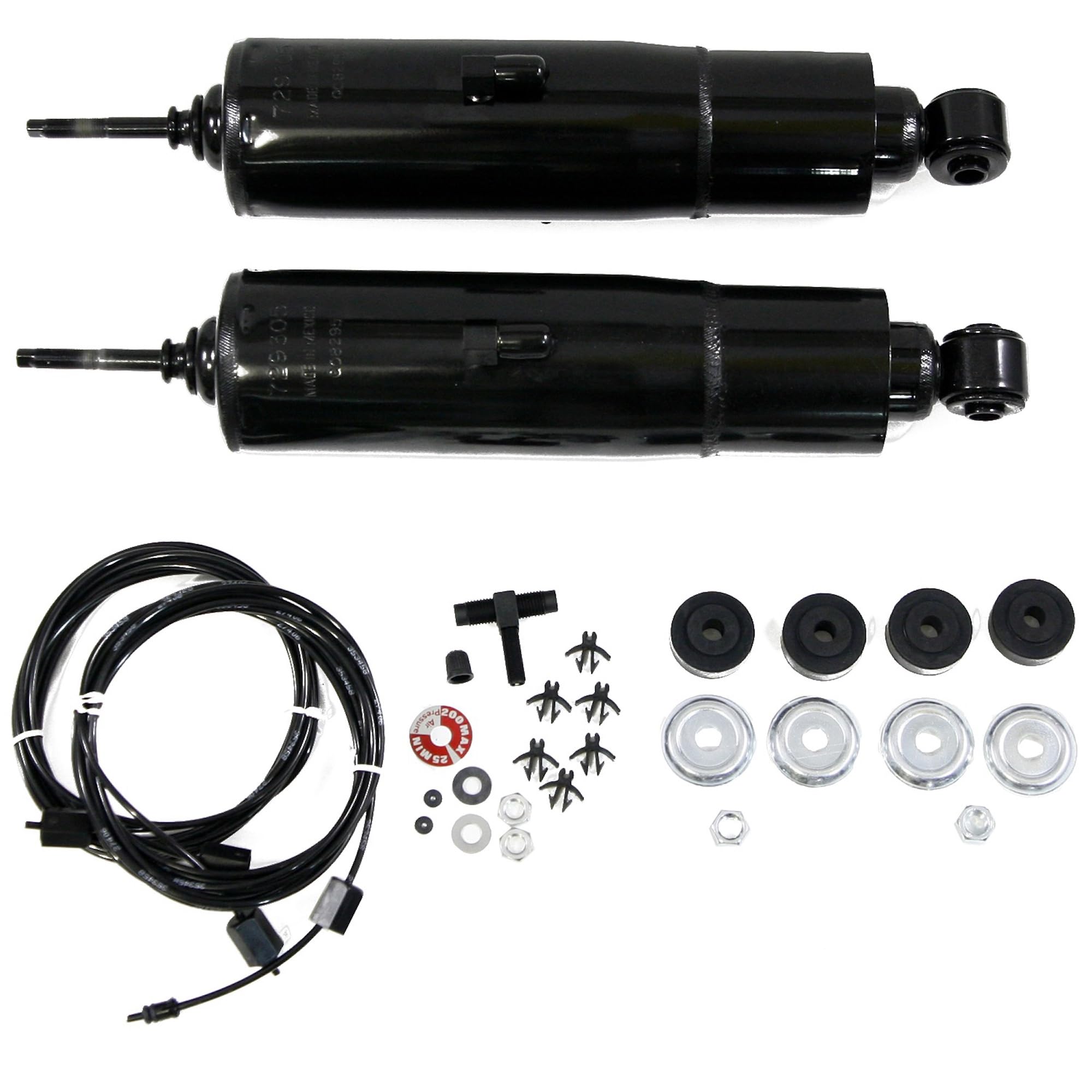 Gabriel 49234 Hijackers Rear Adjustable Air Shock Absorbers Fits Ford Mustang Base, Gt, Gts, Bullitt, Mach 1 (1 Pair)