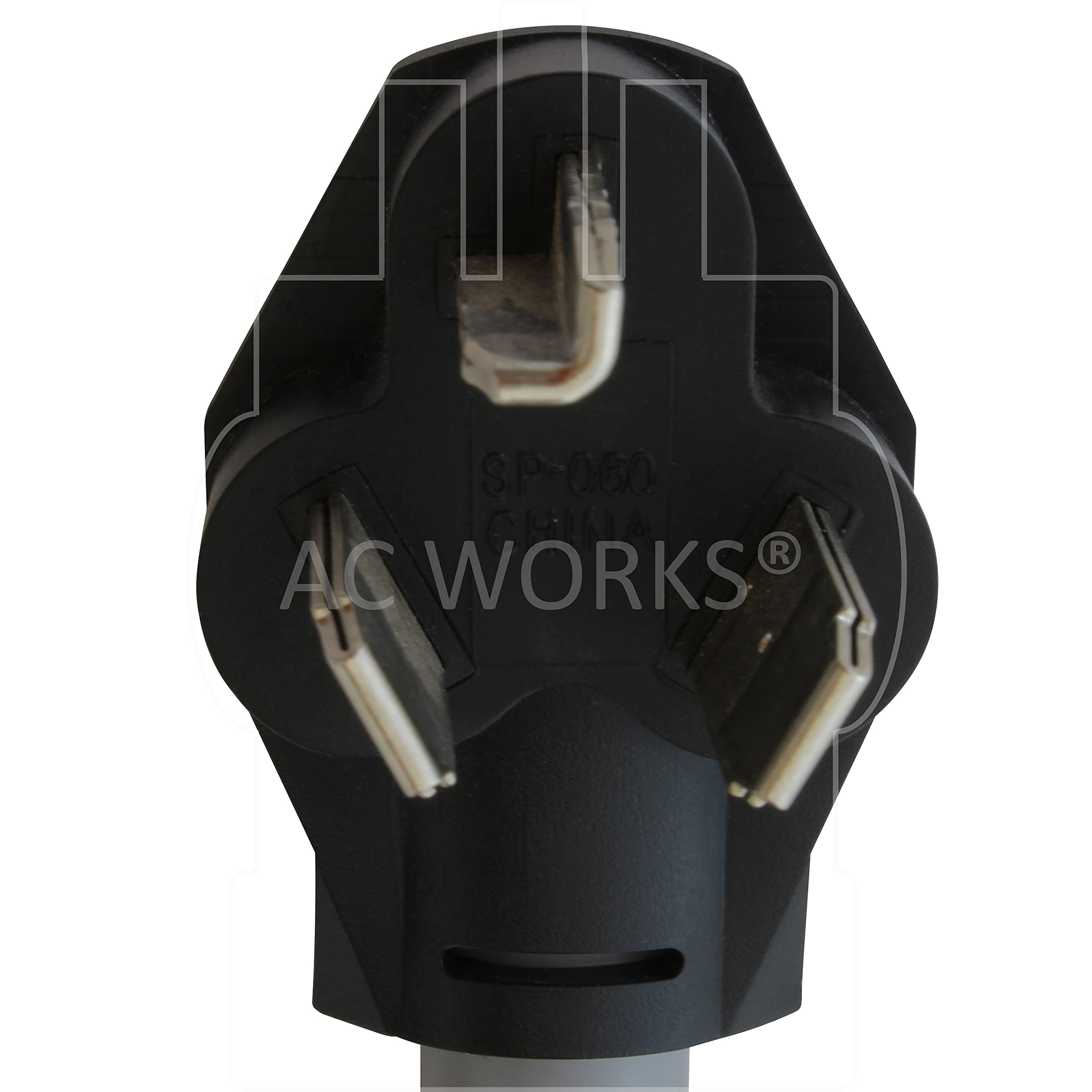 Ac Works Ev Charging Adapter For Tesla Use (Safety Switch Y-Cable-3-Prong Dryer)