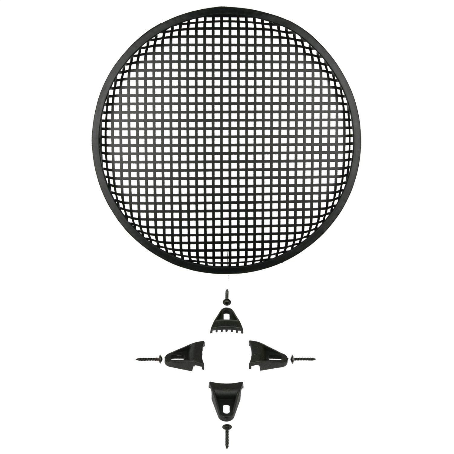 Install Bay 85-9012 12-Inch Steel Woofer Grille with Hardware