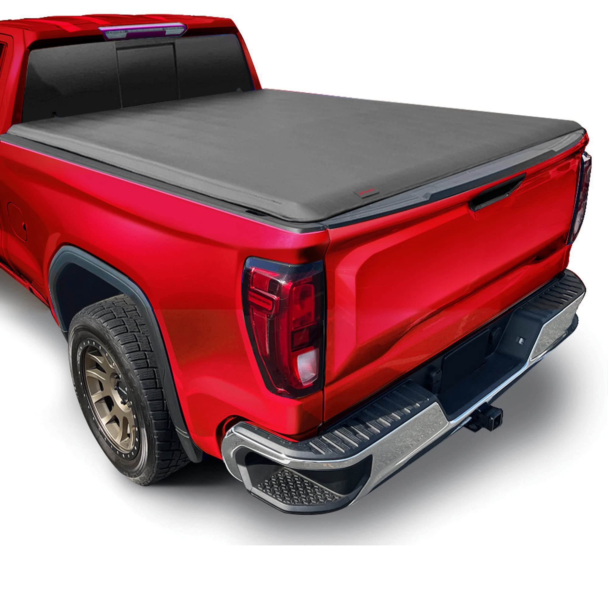MaxMate Soft Roll-up Truck Bed Tonneau Cover Compatible with 2019-2025 Chevy Silverado GMC Sierra 1500 (Not Fit 19 LD; 19-25 Cla