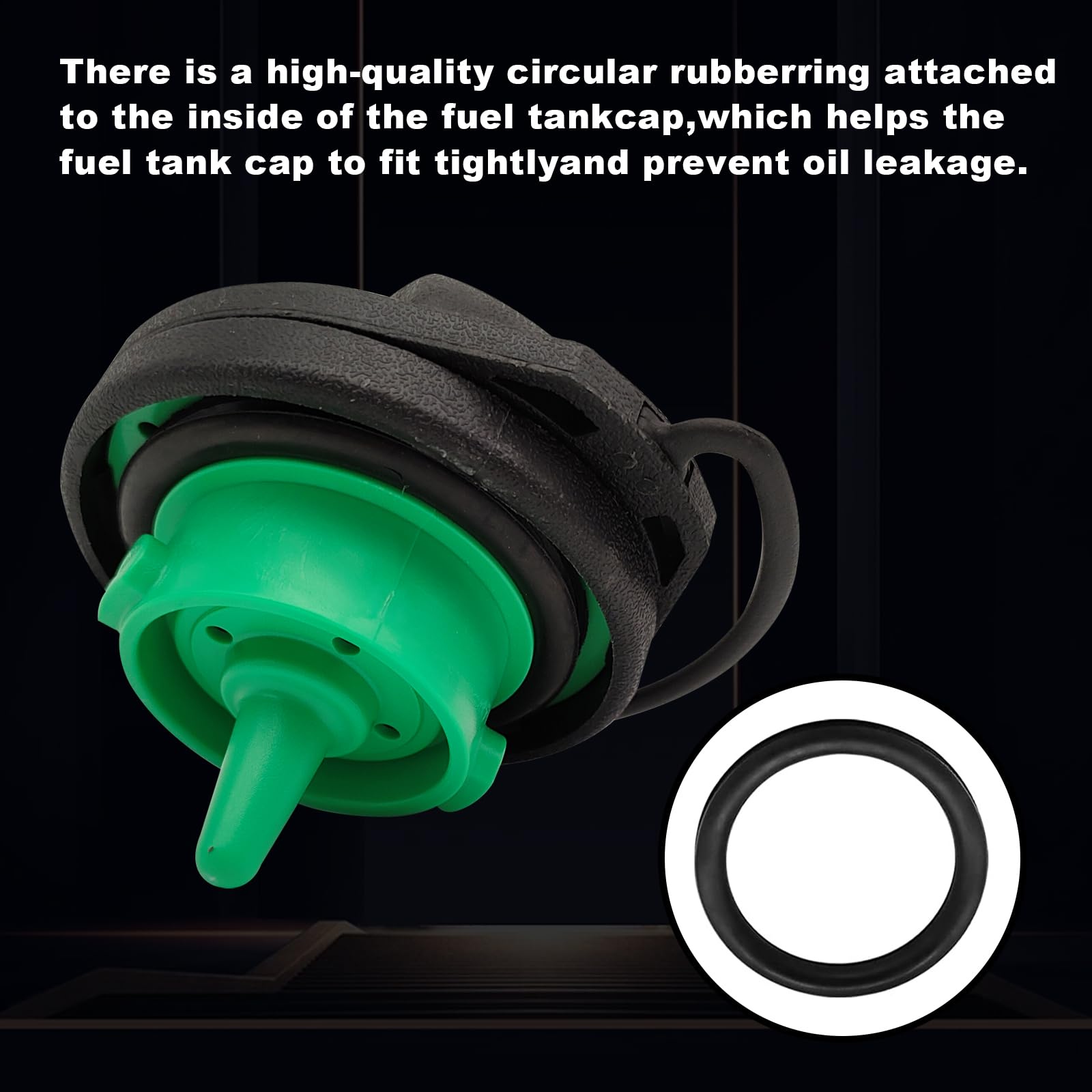 Gas Cap, Fuel Cap 5C0201550T Compatible with Volkswagen 2011-2020 VW Jetta Golf GTI Golf R Golf SportWagen Golf Alltrack Tiguan,