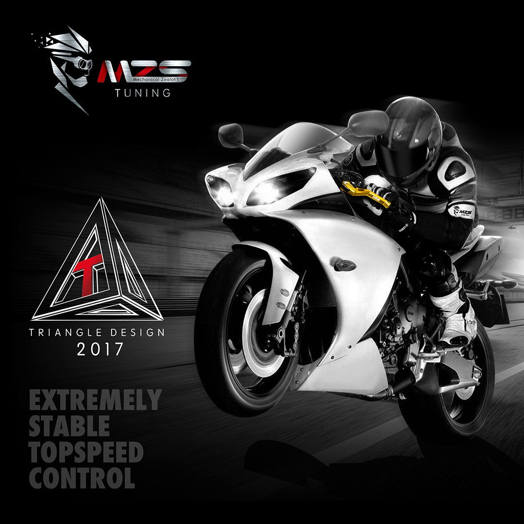 Mzs Gold Motorcycle Clutch Brake Levers Short Adjustable Compatible With Vulcan S 650 15-25 / Z900 17-24 / Z650 Z650Rs Ex650 Er6