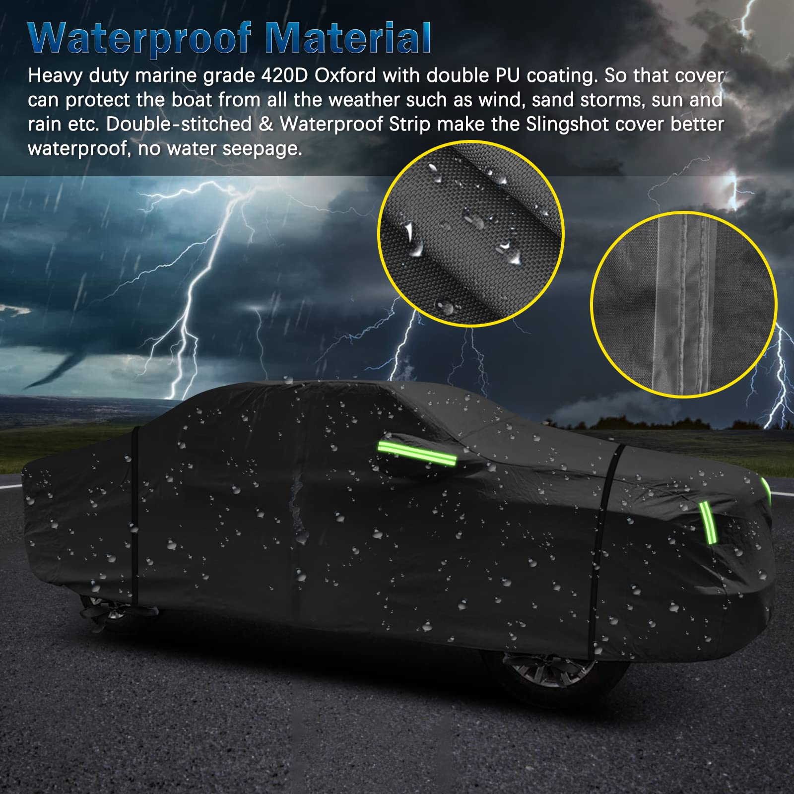 for Tacoma Double Cab 5-ft.Truck Cover,Outdoor Car Covers with Driver Side Zipper Windproof Heavy Duty Protection for 2016-2023